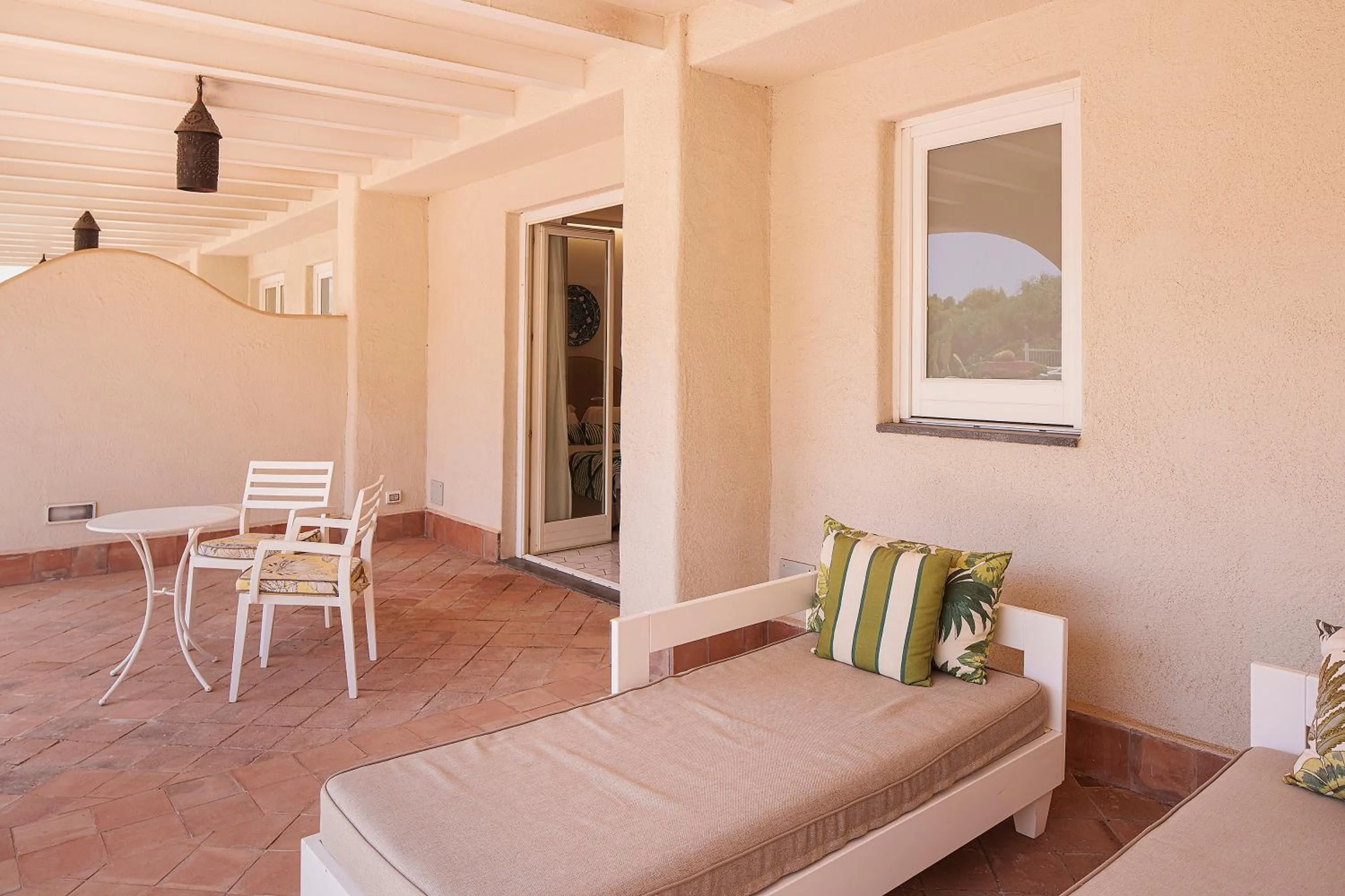 Balcony/Terrace in Therasia Resort Sea and SPA - The Leading Hotels of the World