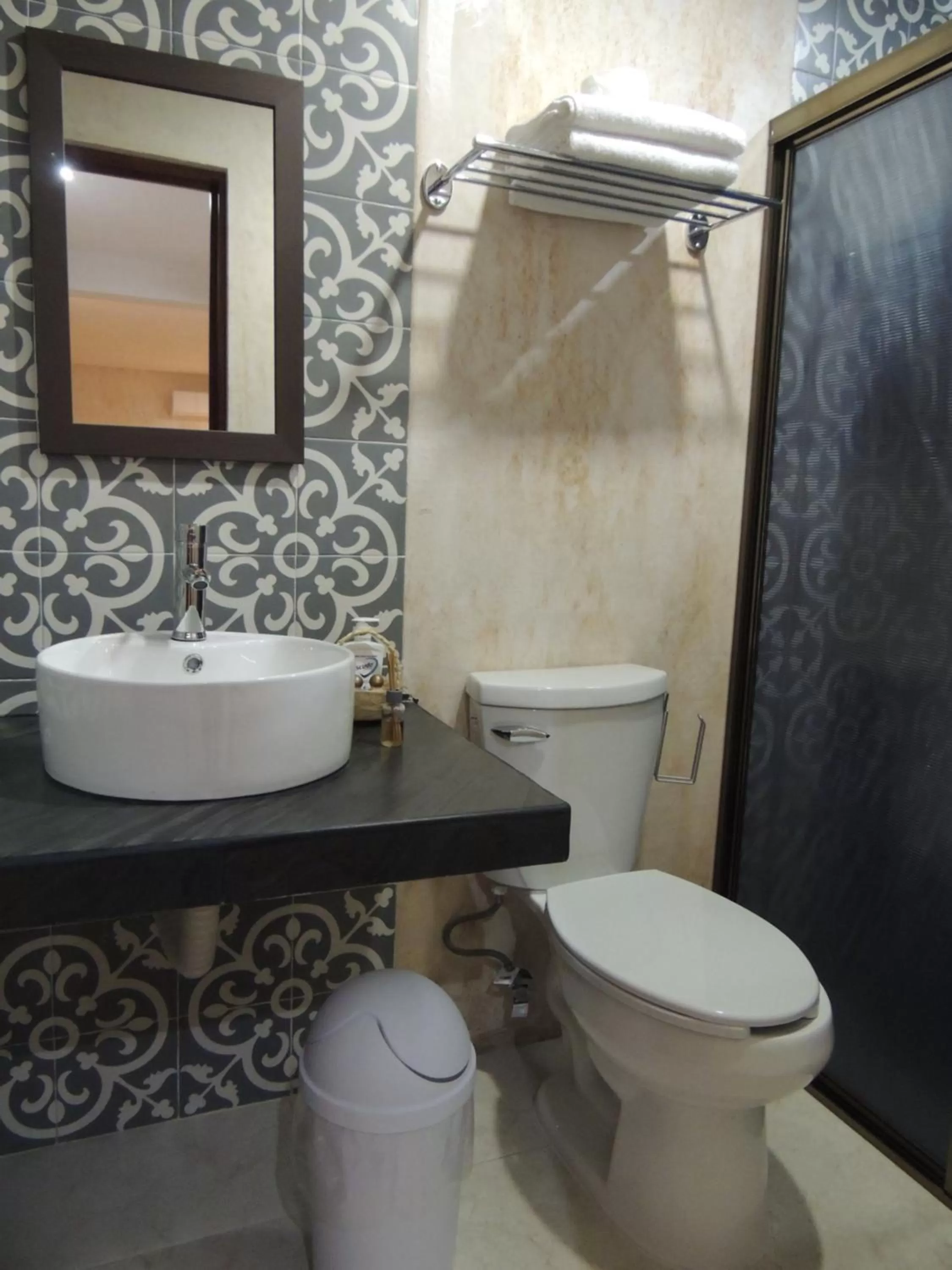 Bathroom in Hotel Boutique Bugambilias