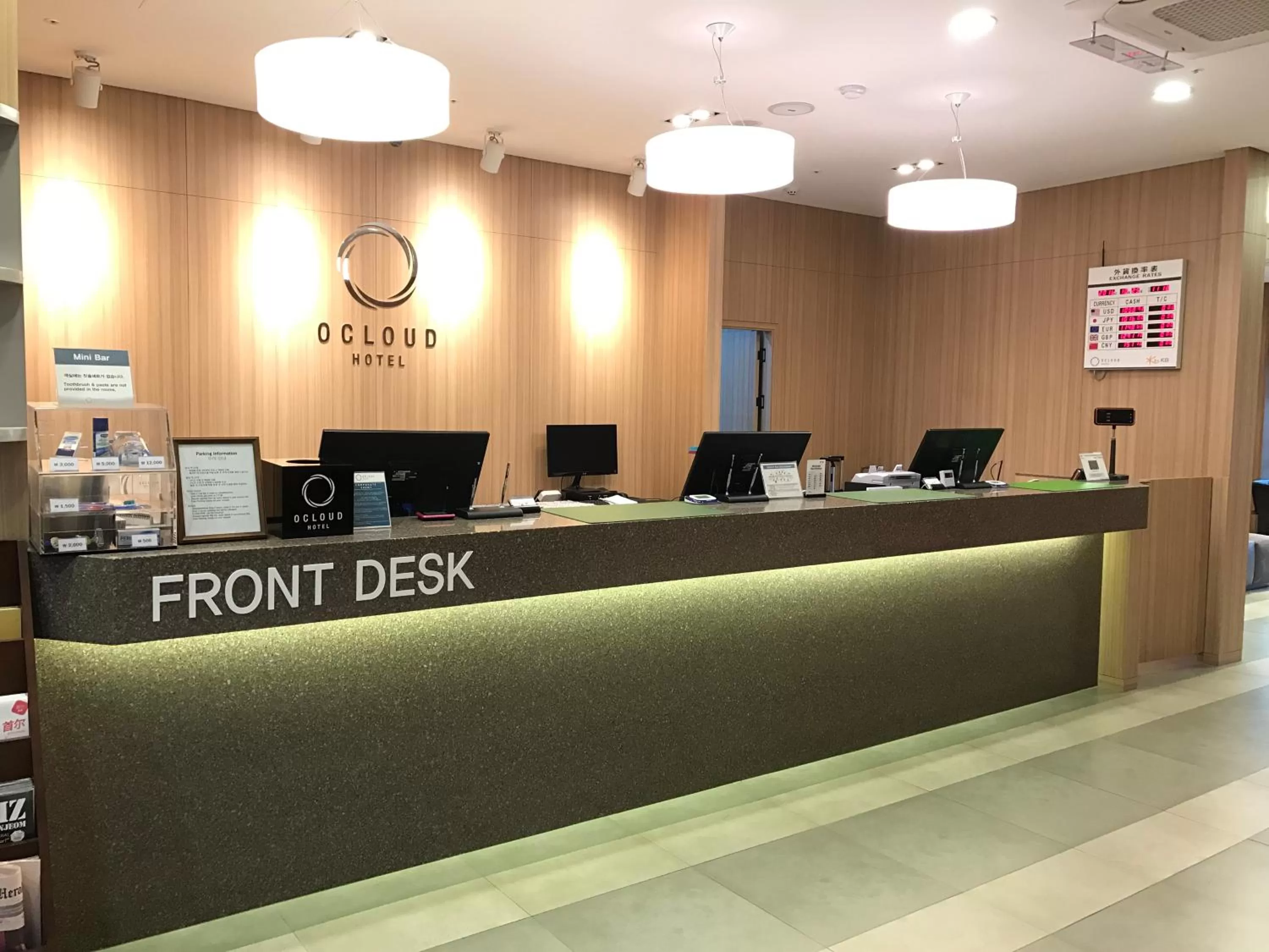 Lobby or reception in Ocloud Hotel Gangnam