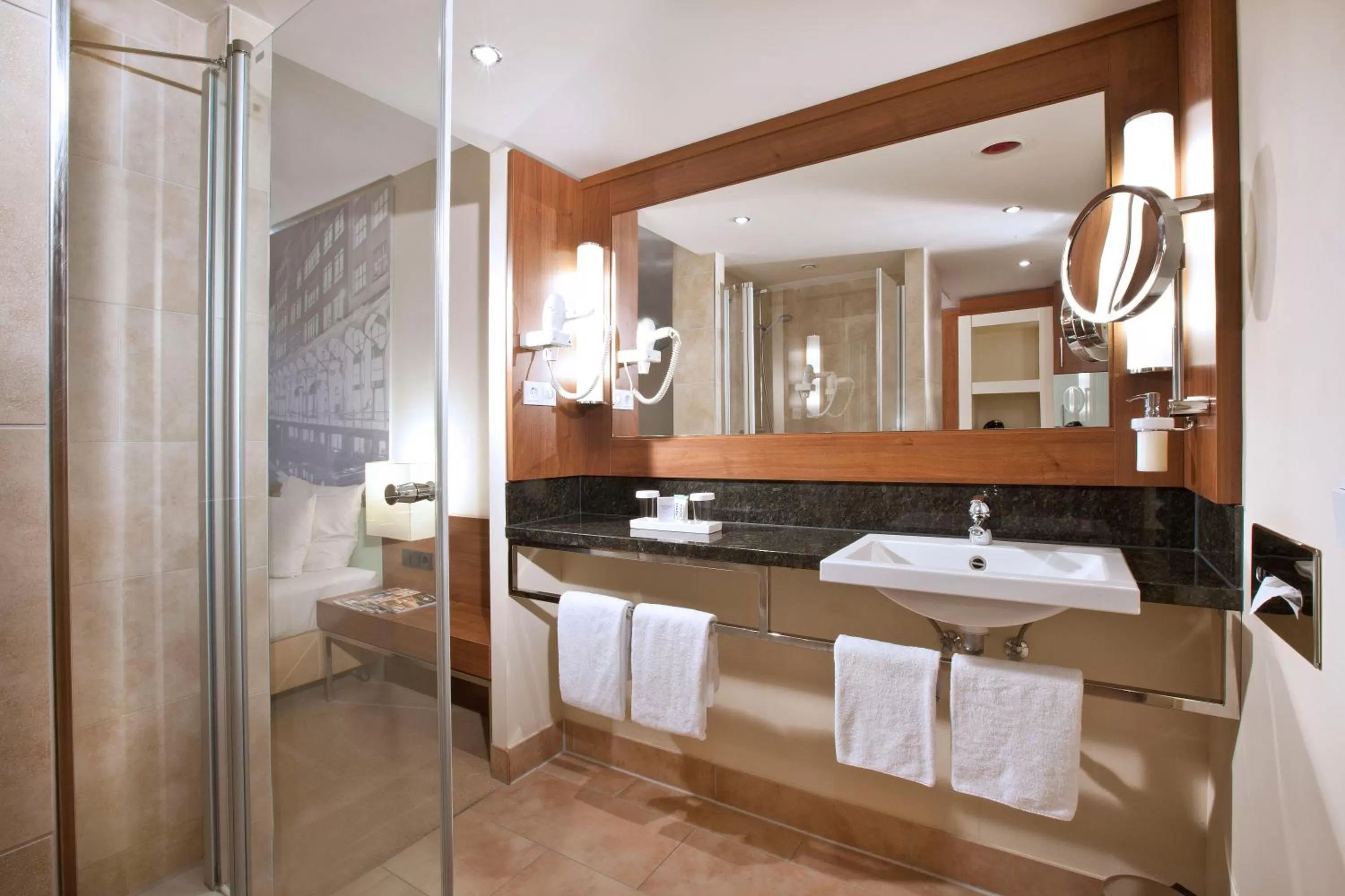 Bathroom in Lindner Hotel Hamburg am Michel, part of JdV by Hyatt