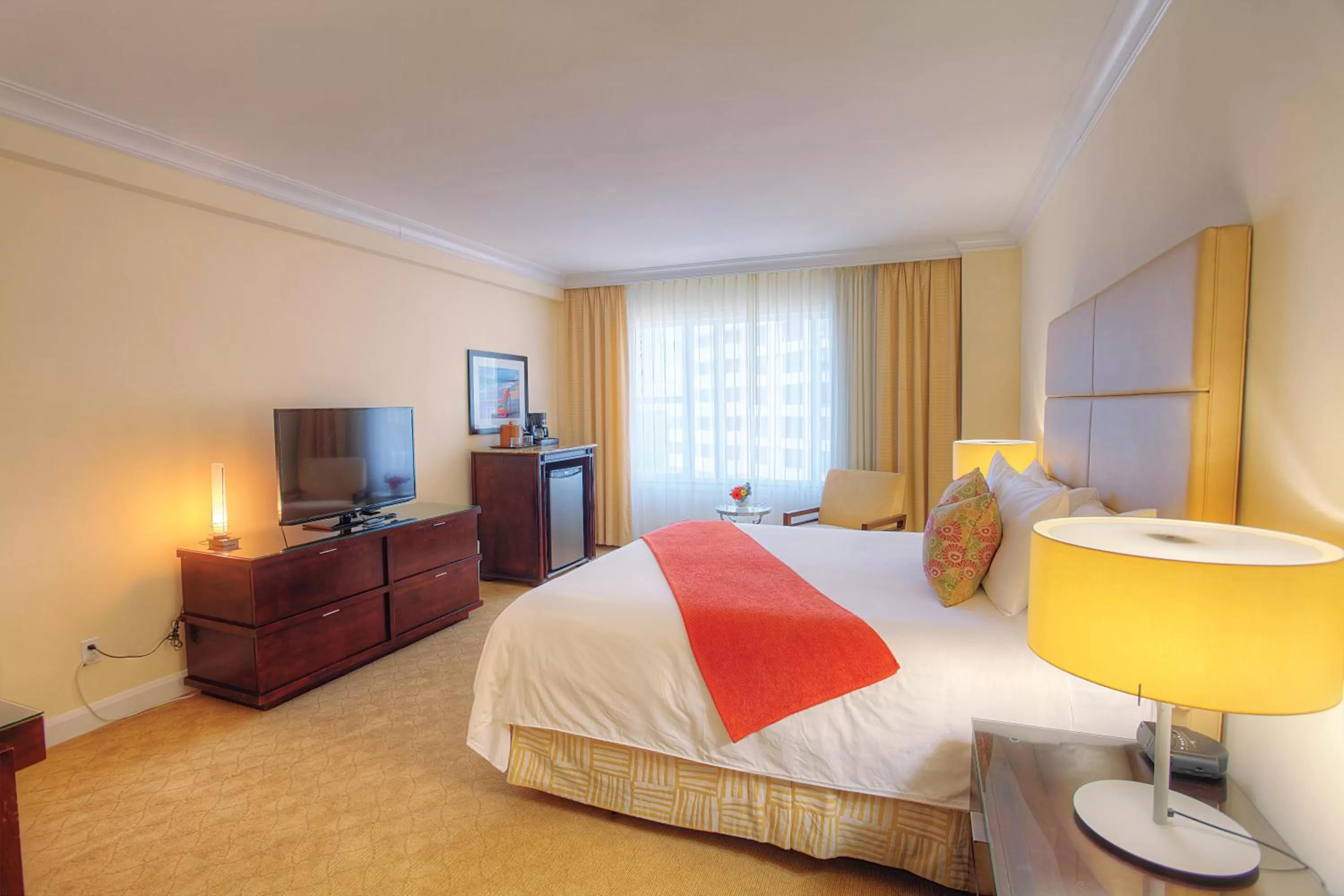 Bed in Sea View Hotel