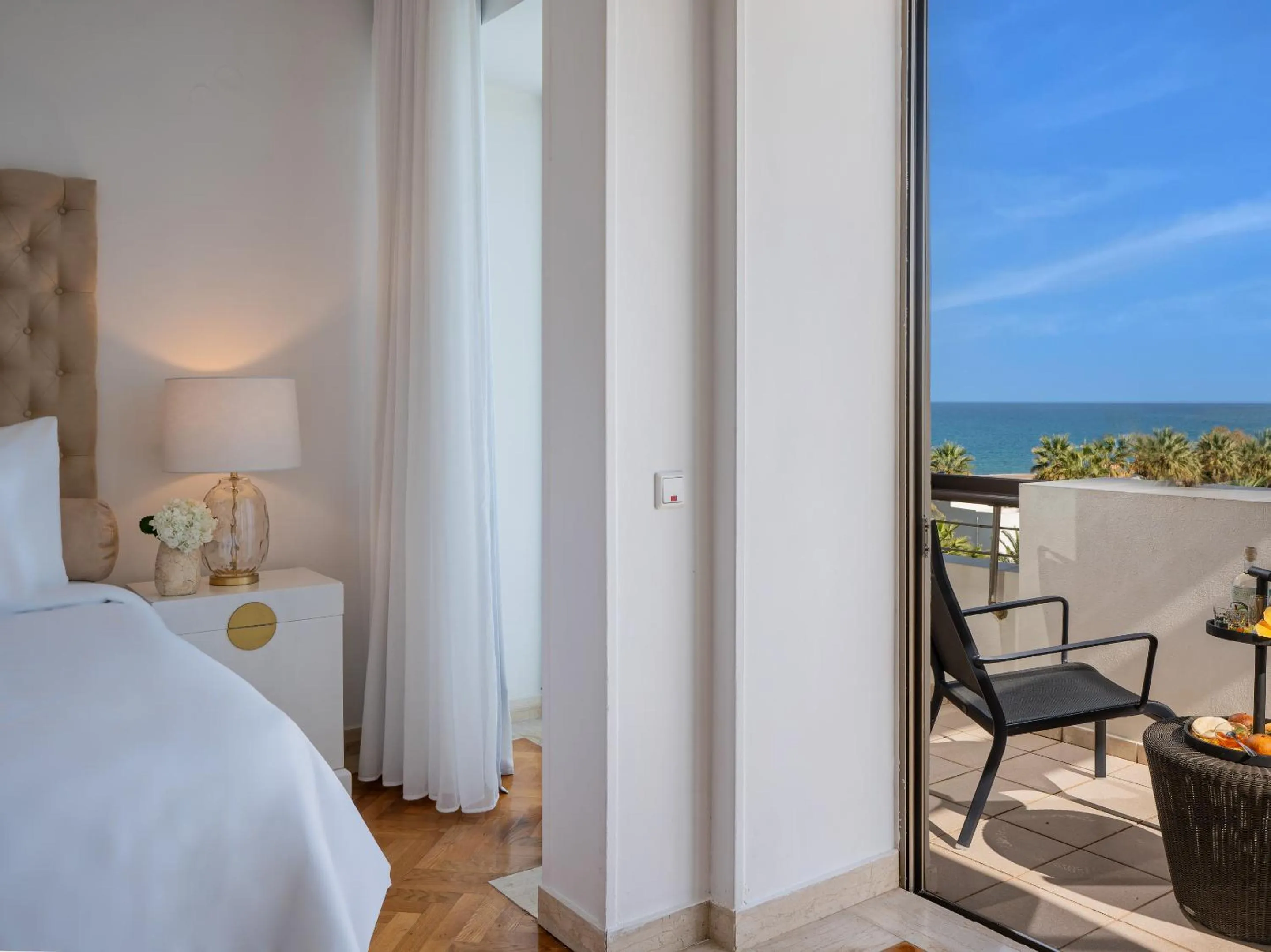 View (from property/room), Bed in Grecotel Creta Palace