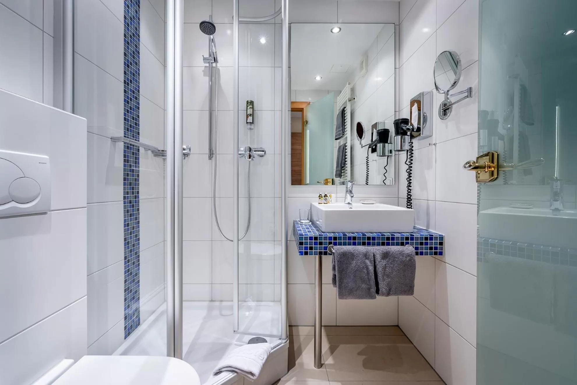 Shower in Insel Hotel Bonn - Superior