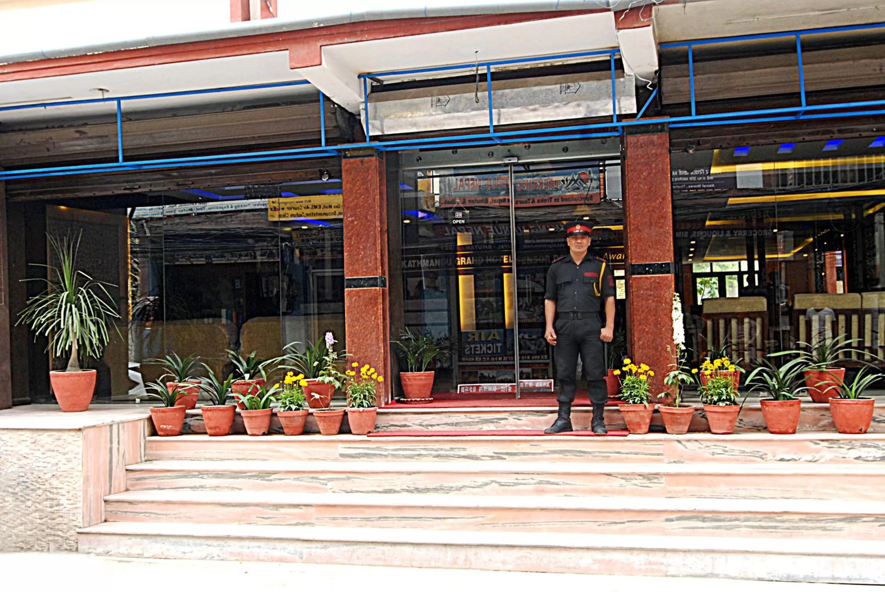 People in Kathmandu Grand Hotel