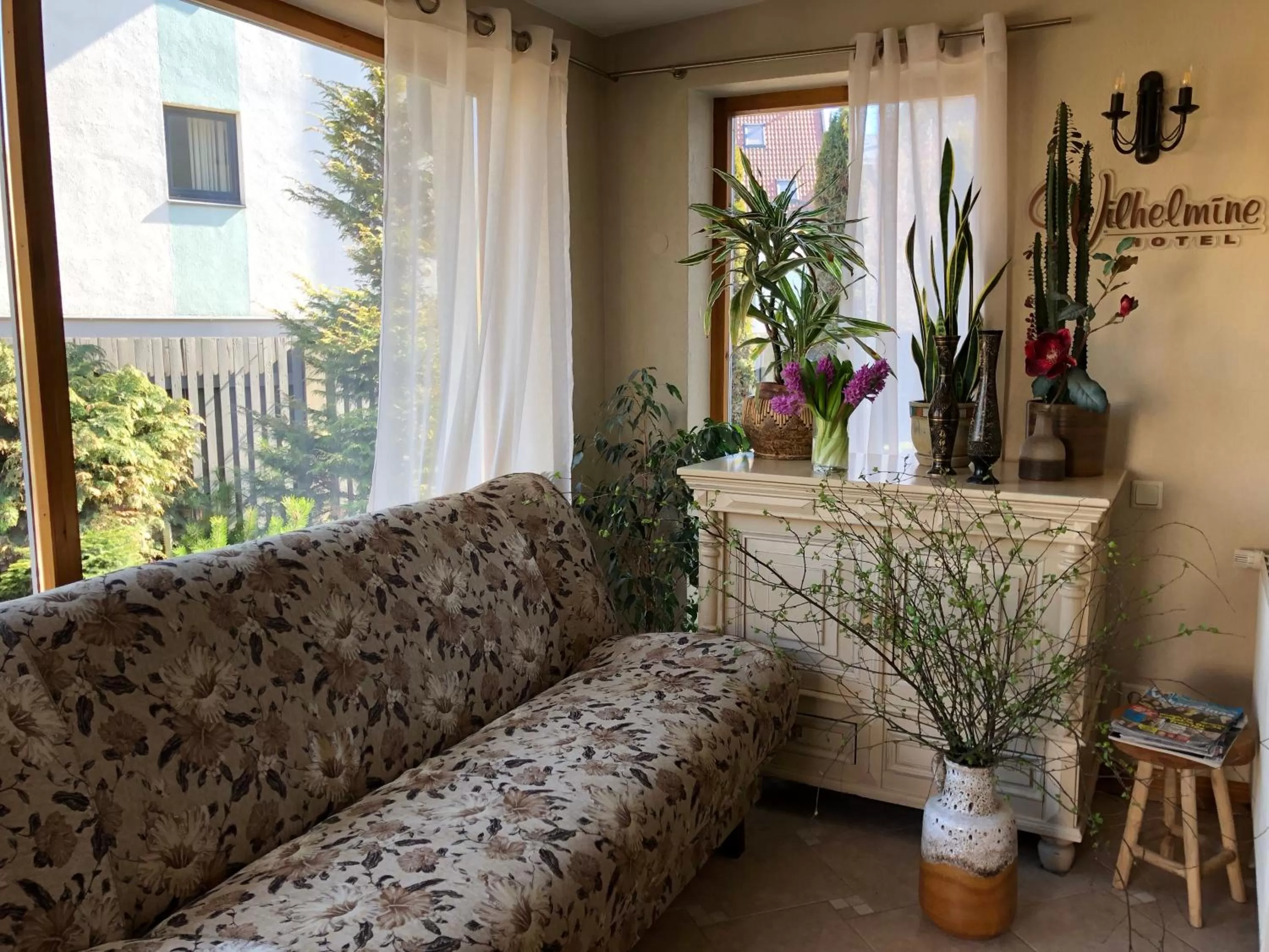 Patio in Hotel Vilhelmine