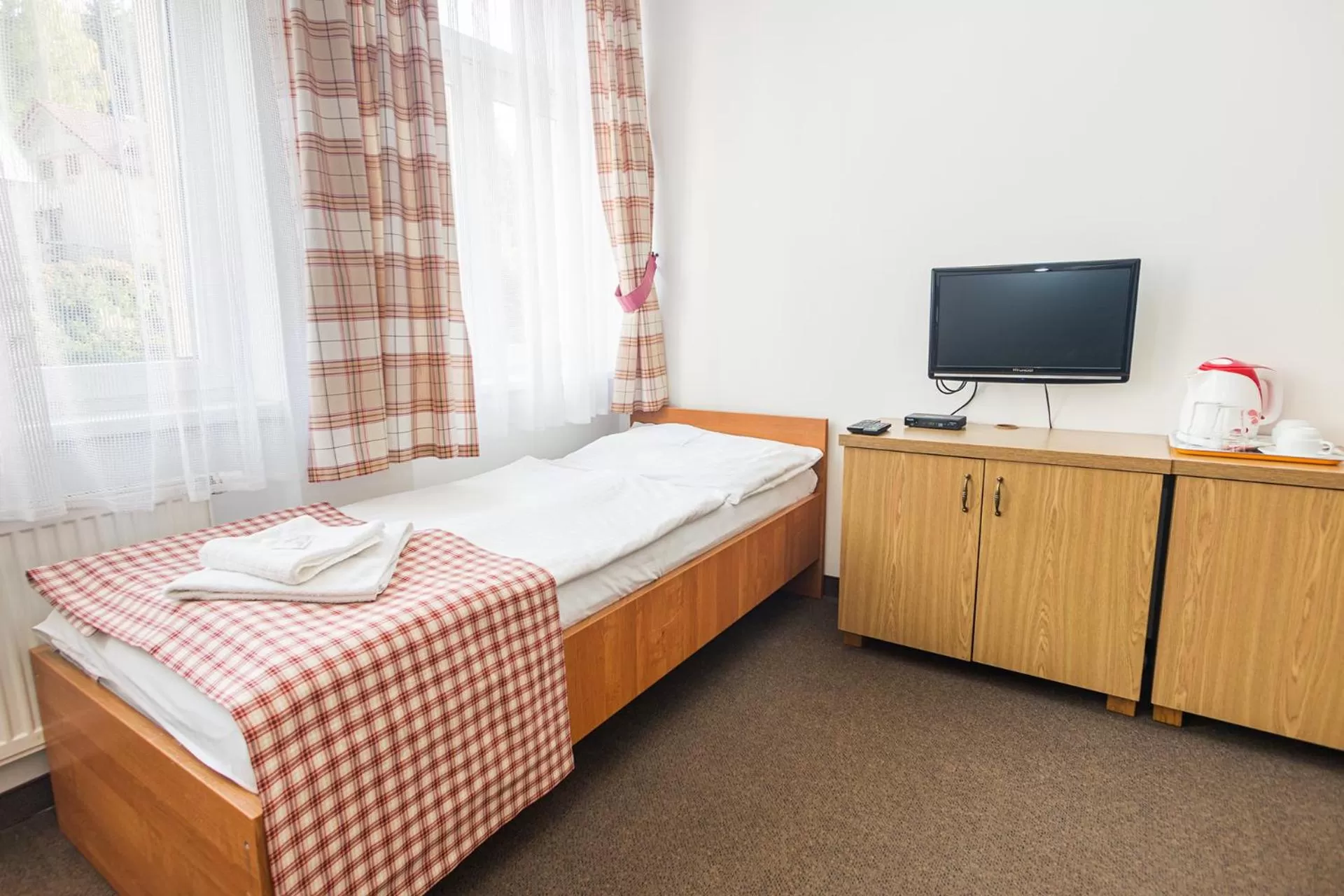 Bed in Hotel Seifert