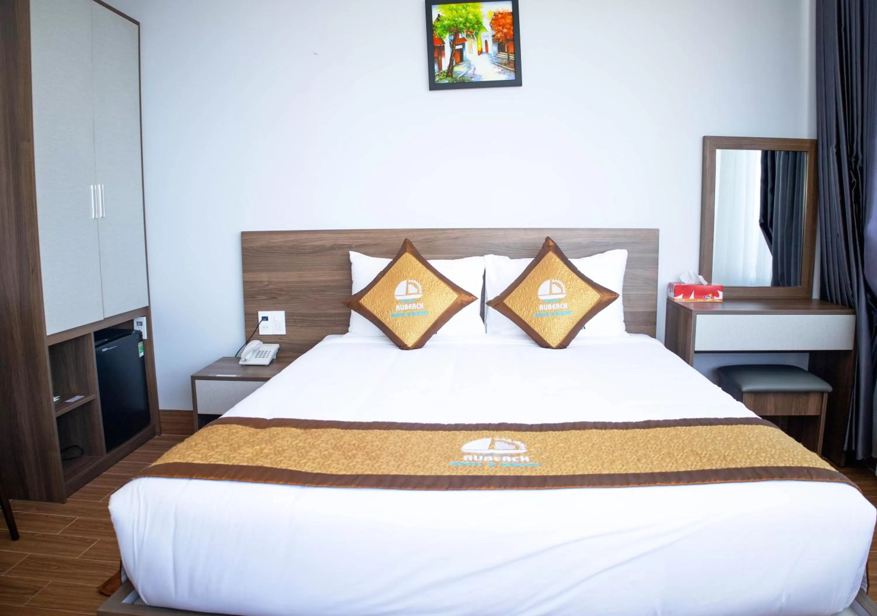 Bed in RUBEACH HOTEL & REROST