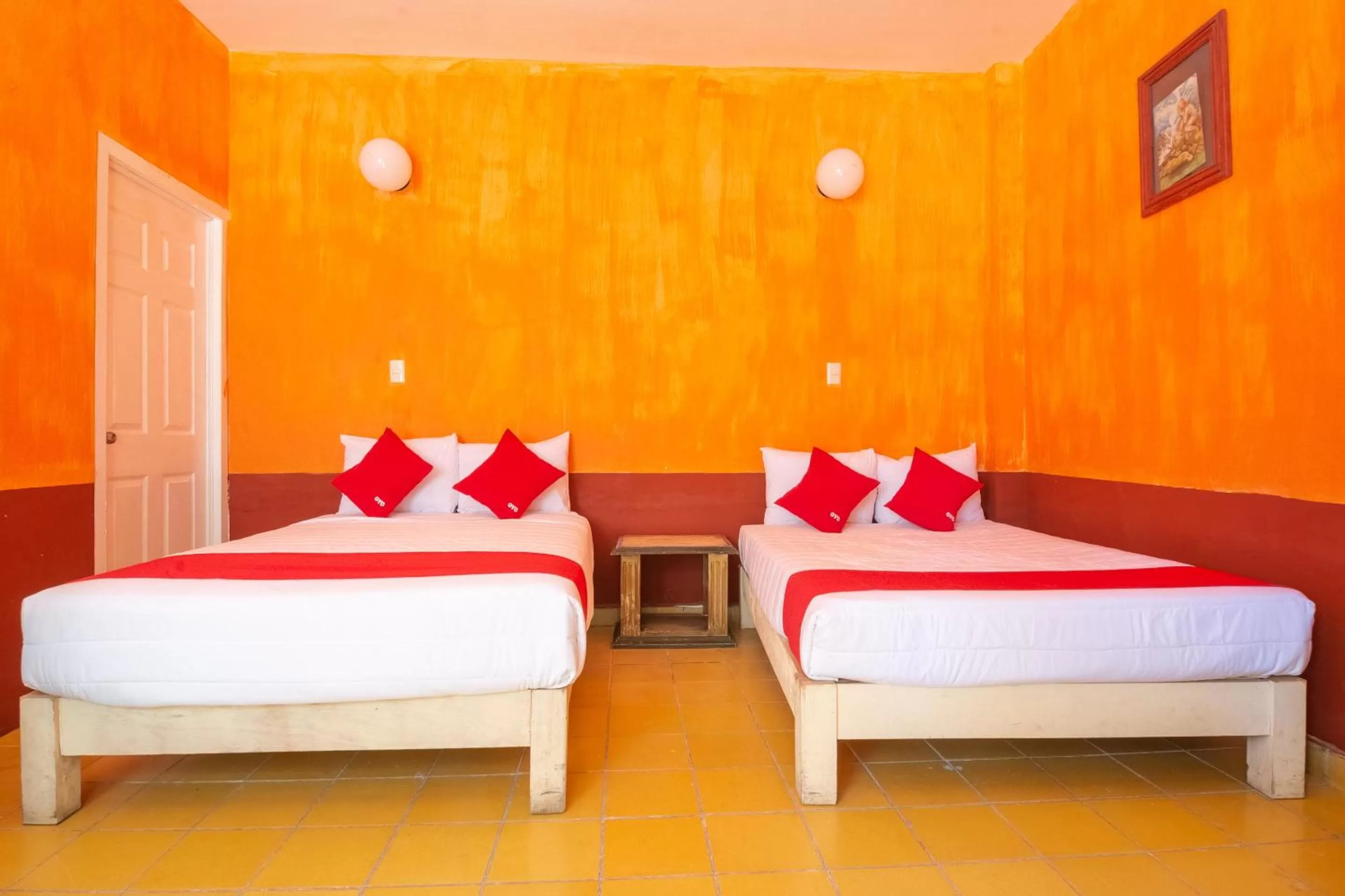 Bedroom in OYO Hotel Meson de la Concepcion