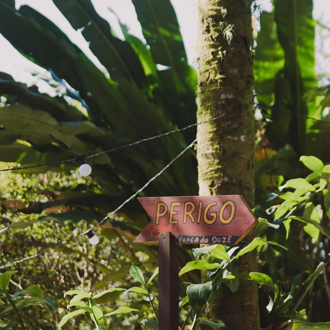 Inner courtyard view in Pousada e Hostel Marthi