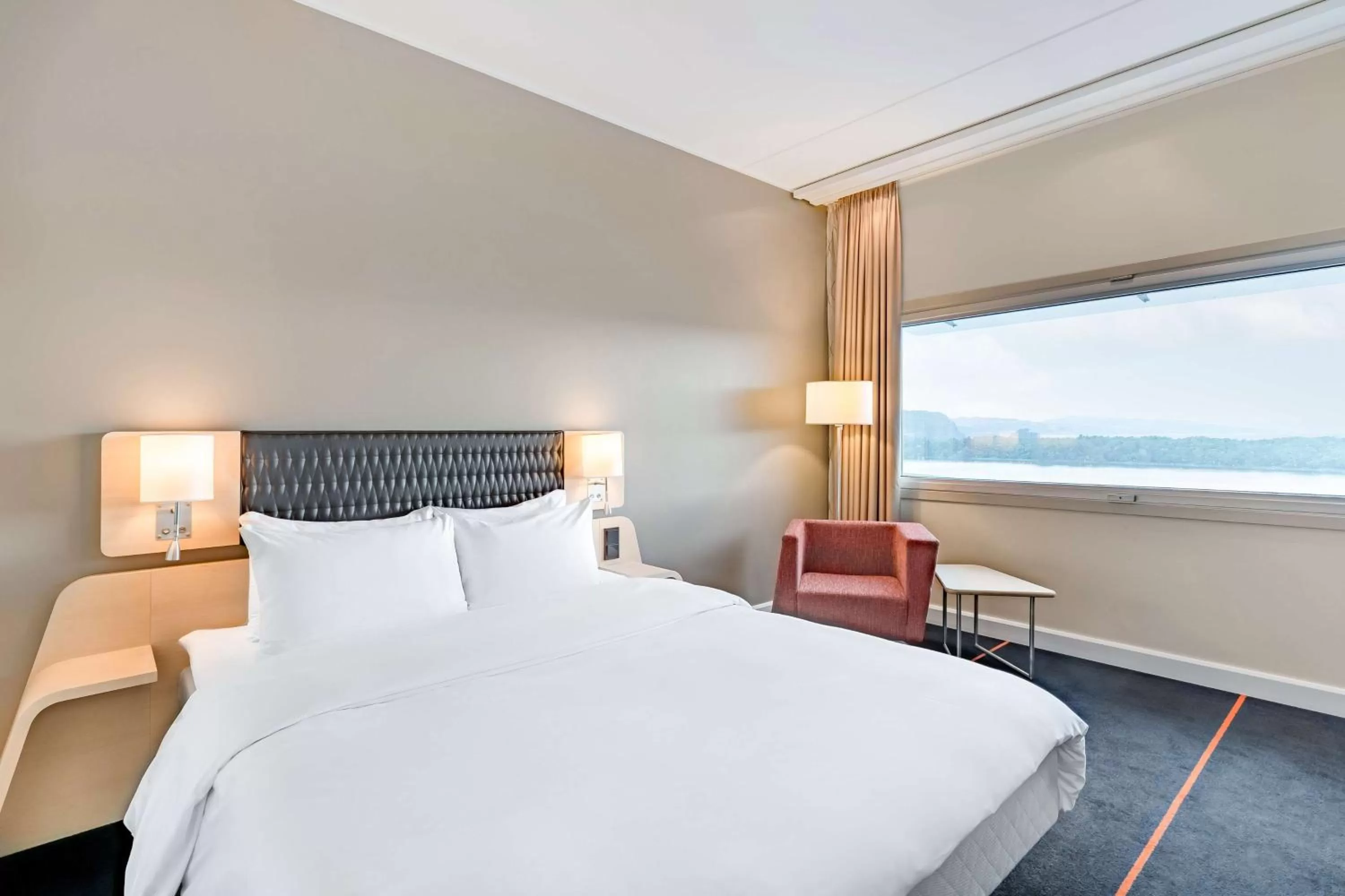 Photo of the whole room, Bed in Radisson Blu Hotel, Trondheim Airport