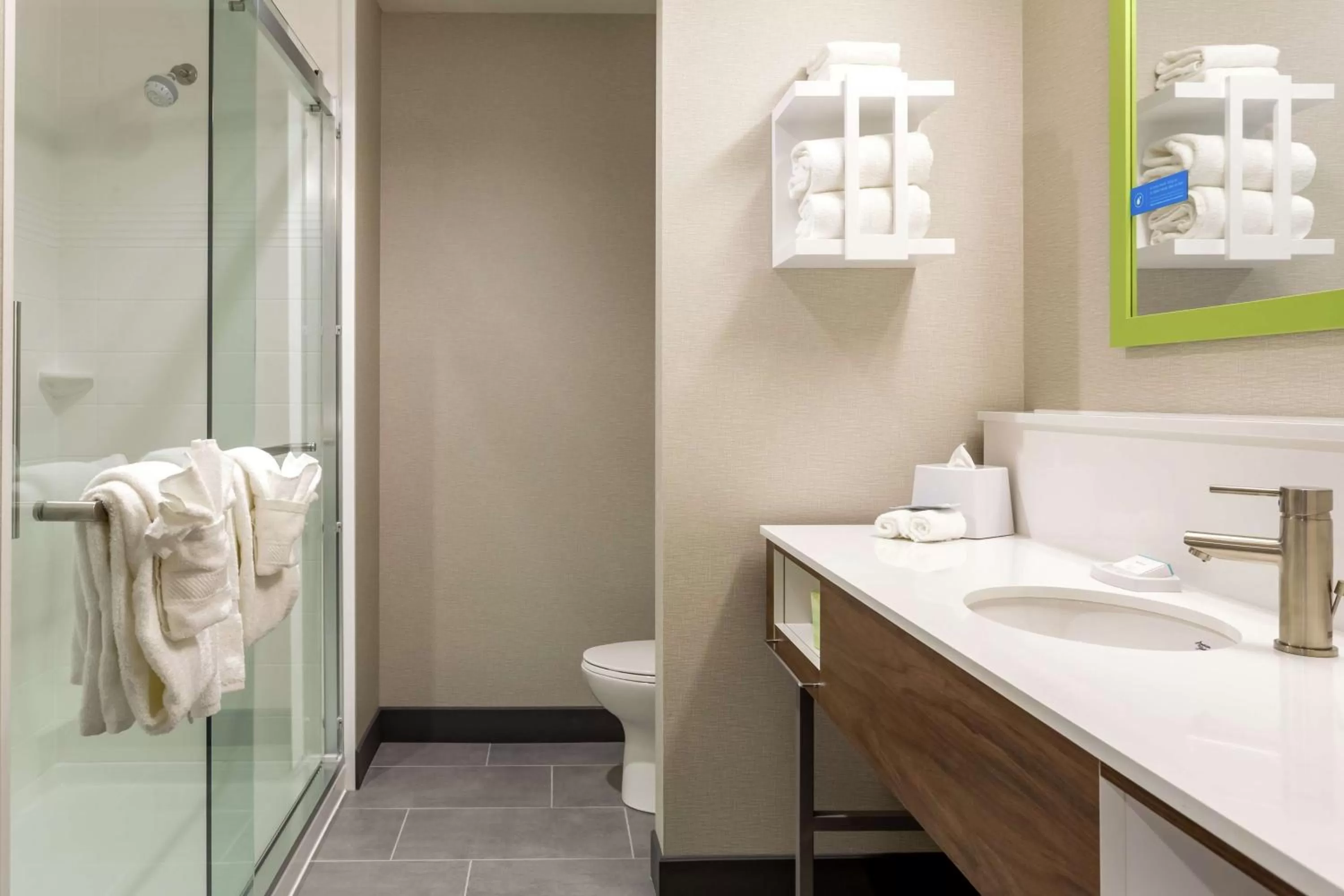 Bathroom in Hampton Inn Madison, OH