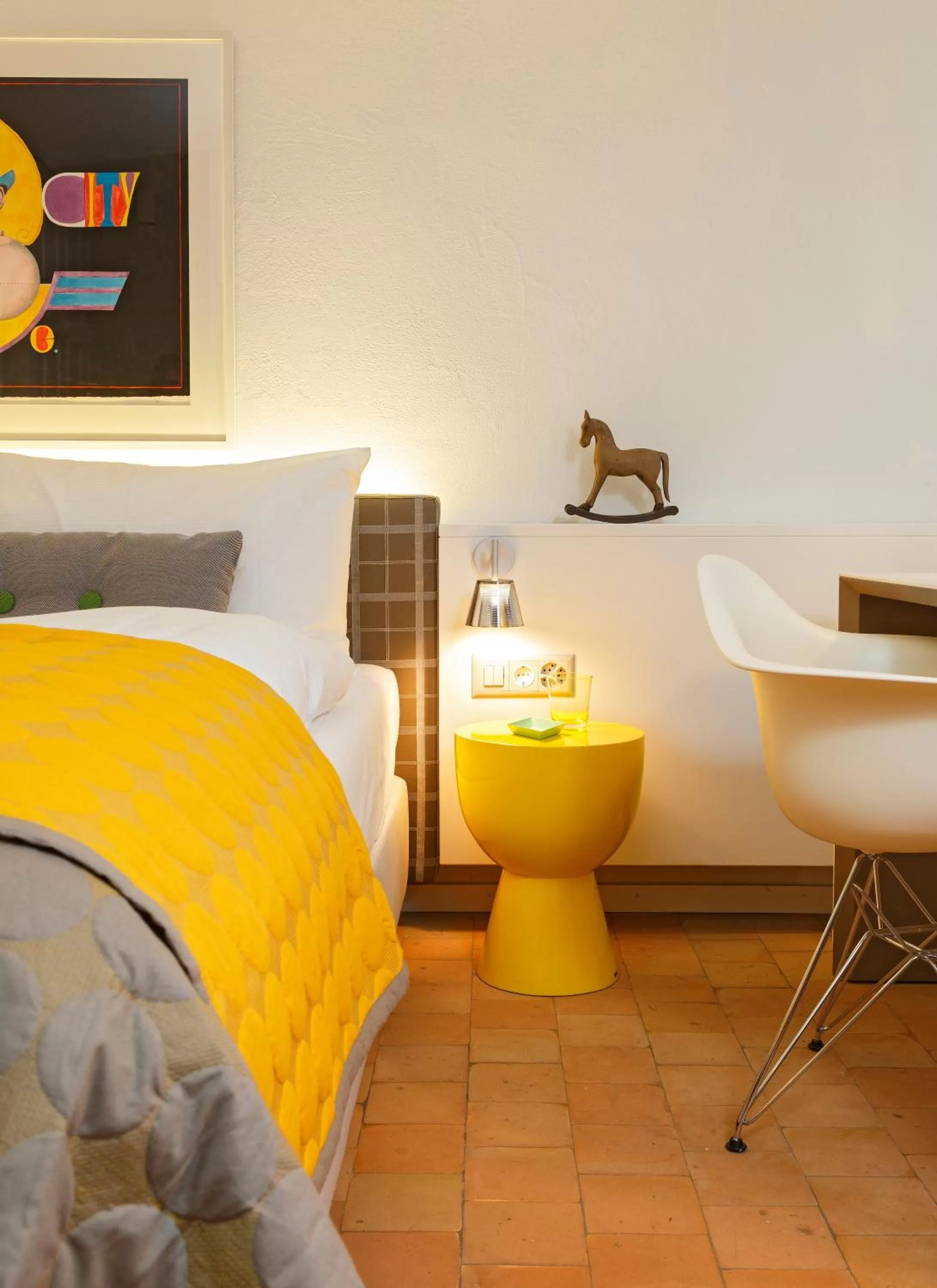 Bed in Hotel Rössli