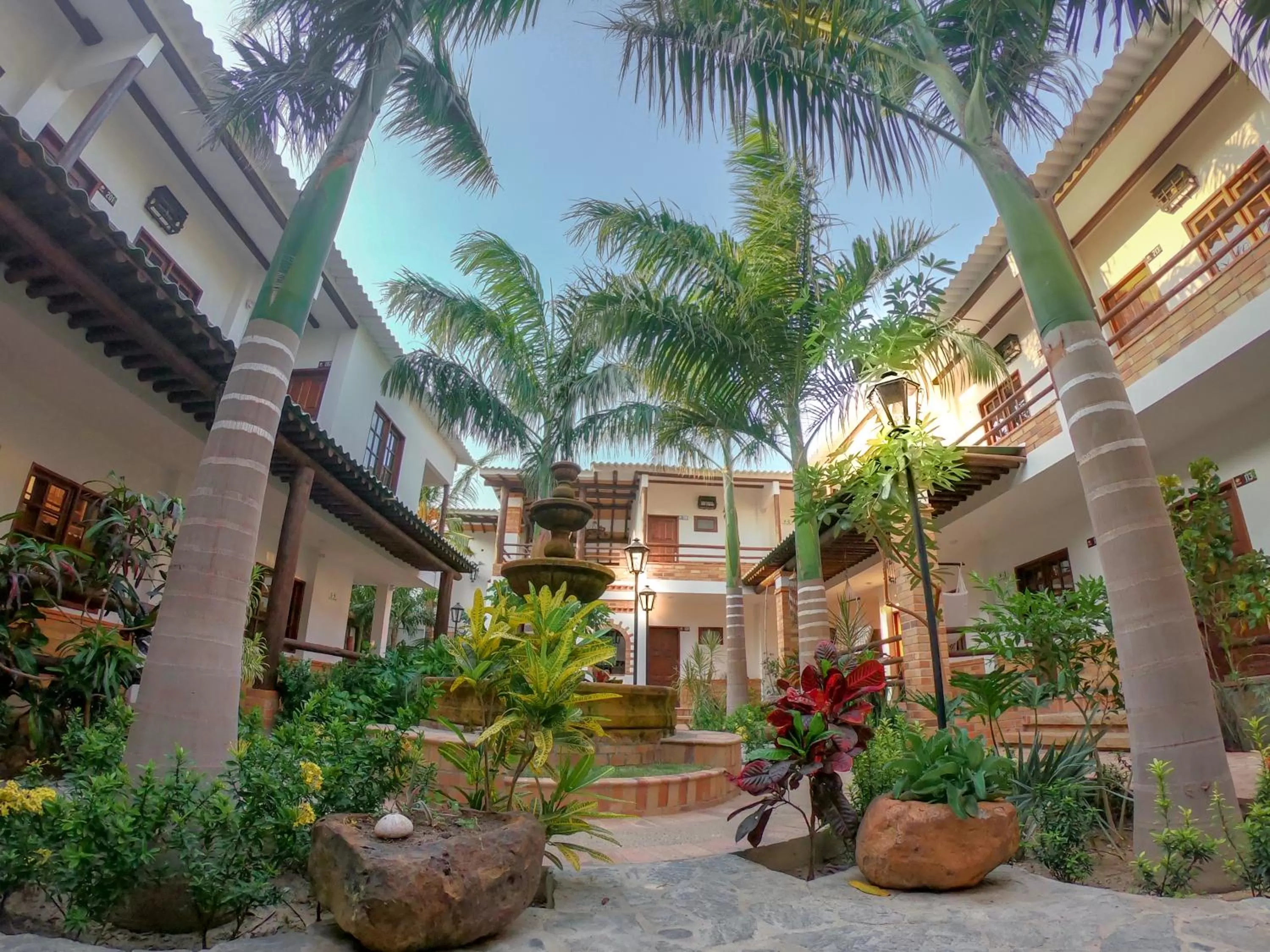 Patio, Property Building in Camali Hotel