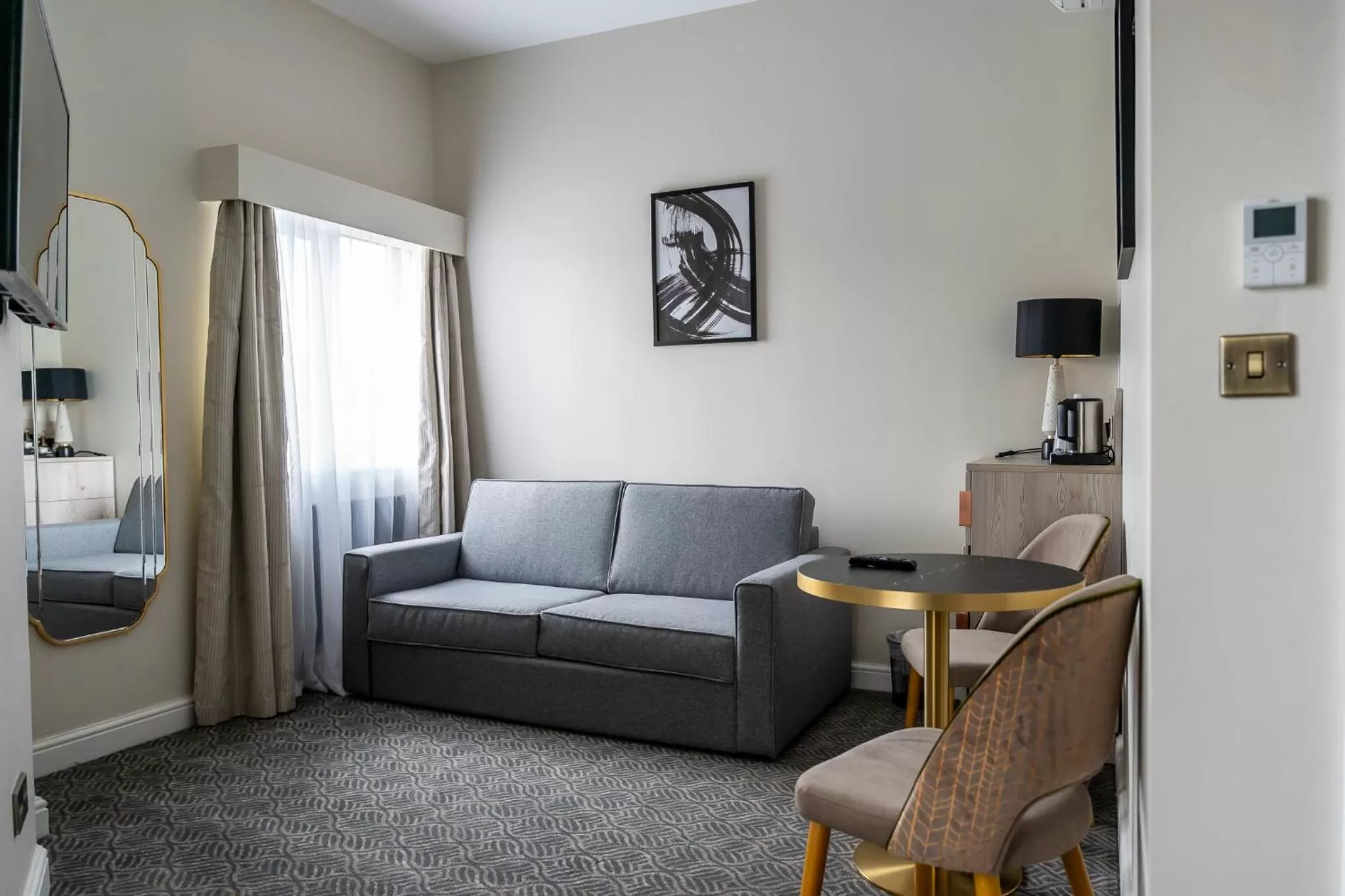 Seating area, Bed in Trafford Hall Hotel Manchester, Trademark Collection by Wyndham