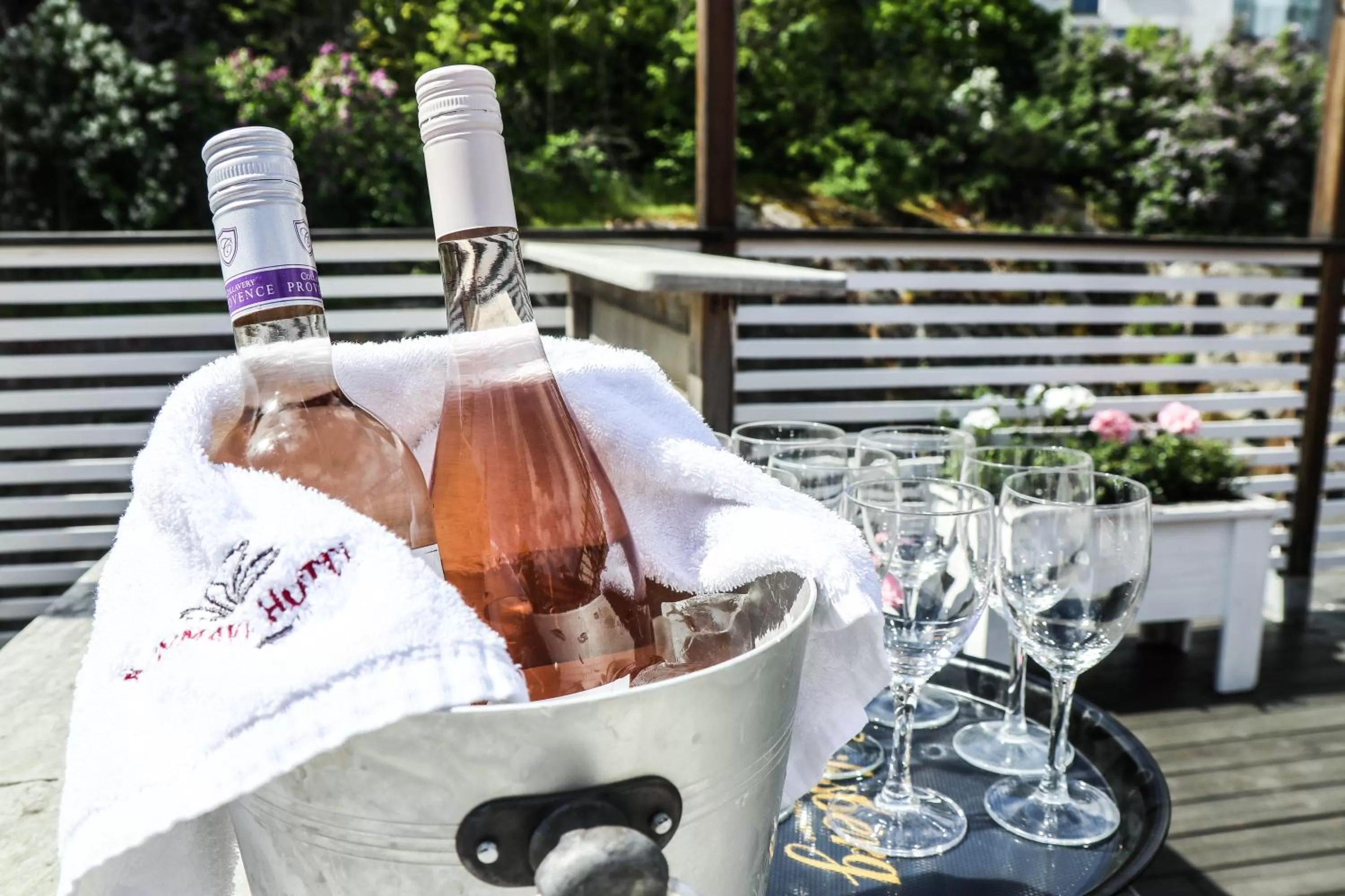 Balcony/Terrace in Brommavik Hotel