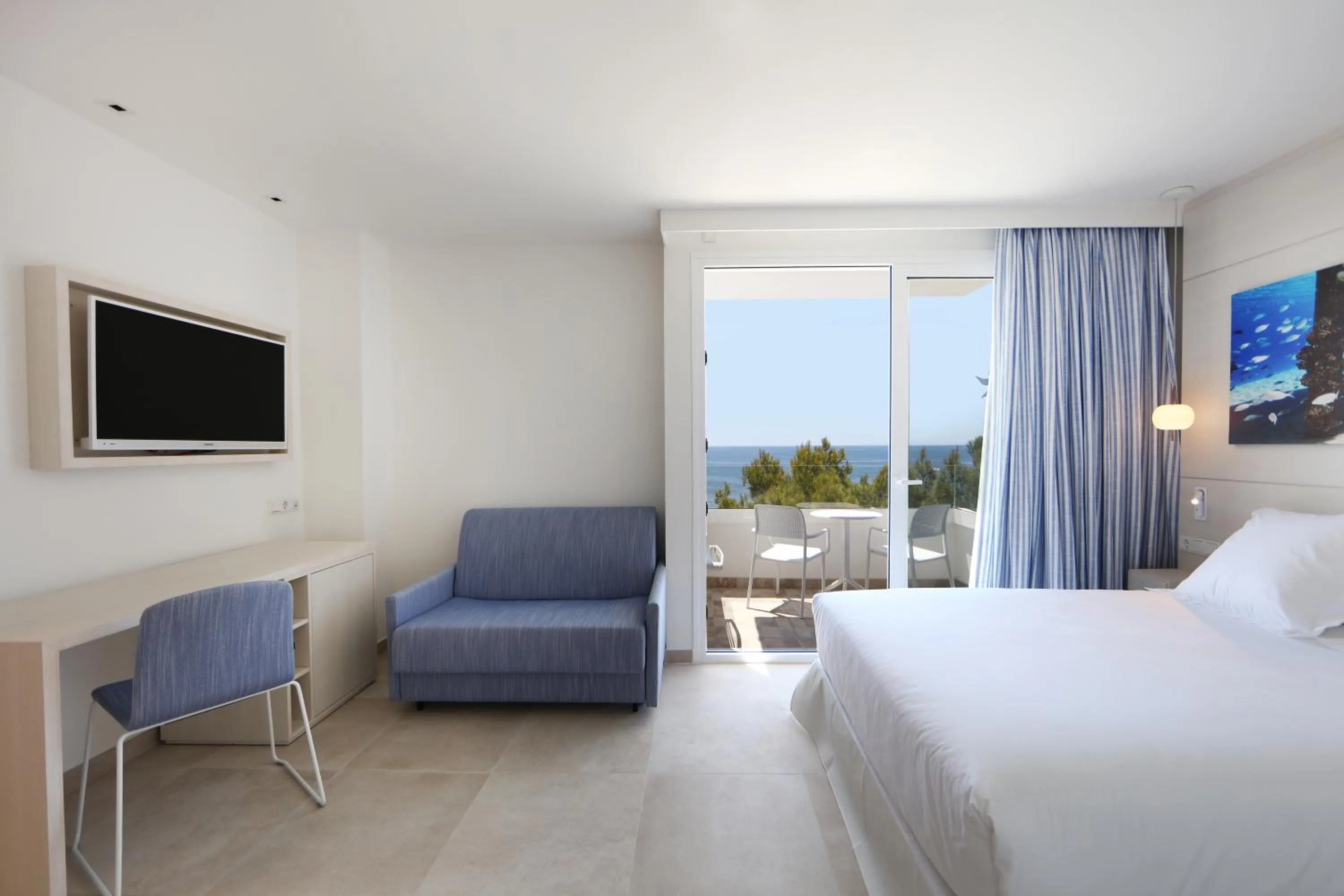 Photo of the whole room, Bed in Iberostar Selection Santa Eulalia Adults-Only Ibiza