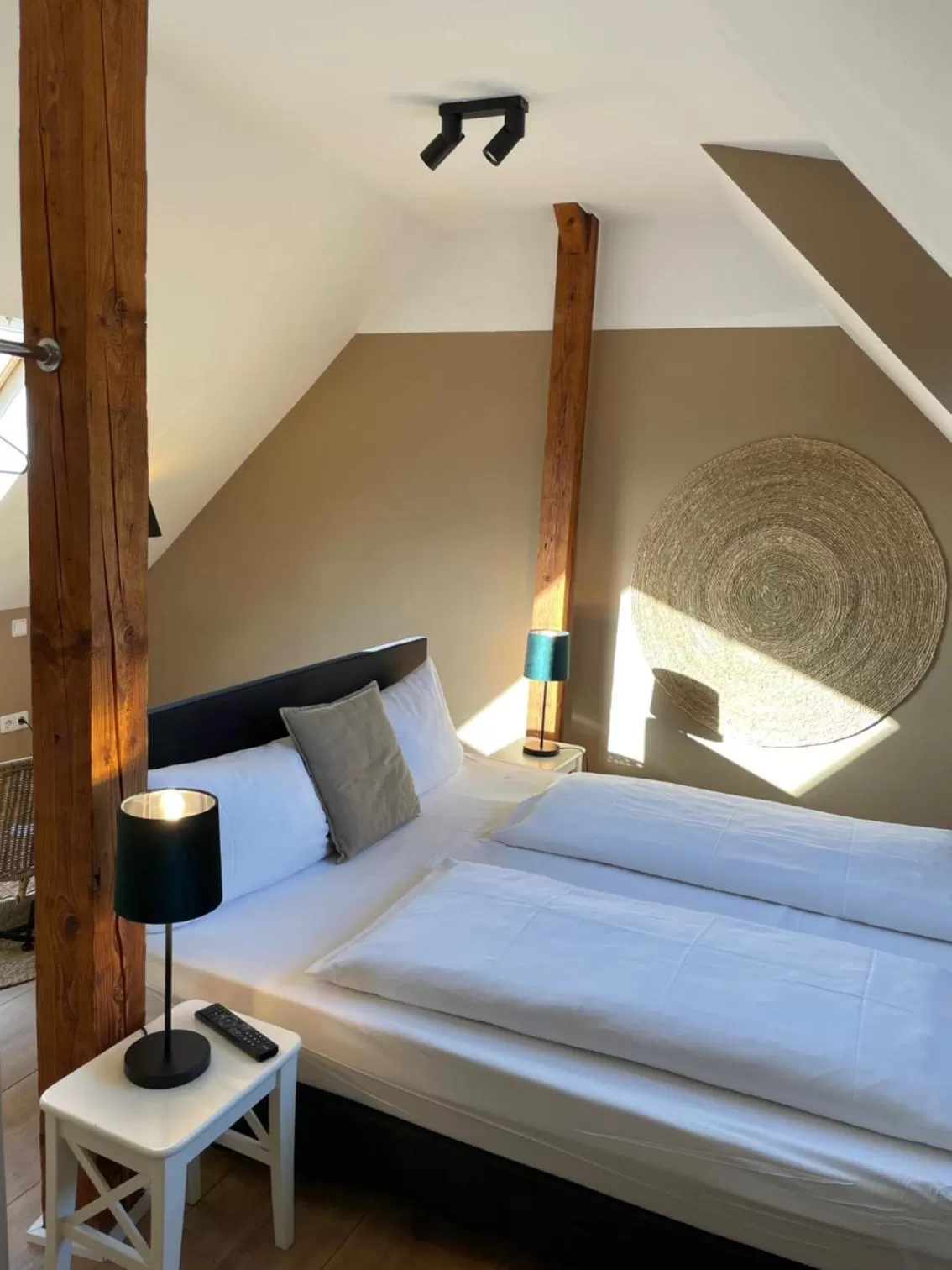 Bed in AUERSTEIN-Hotels auerstein & auerstein-mono