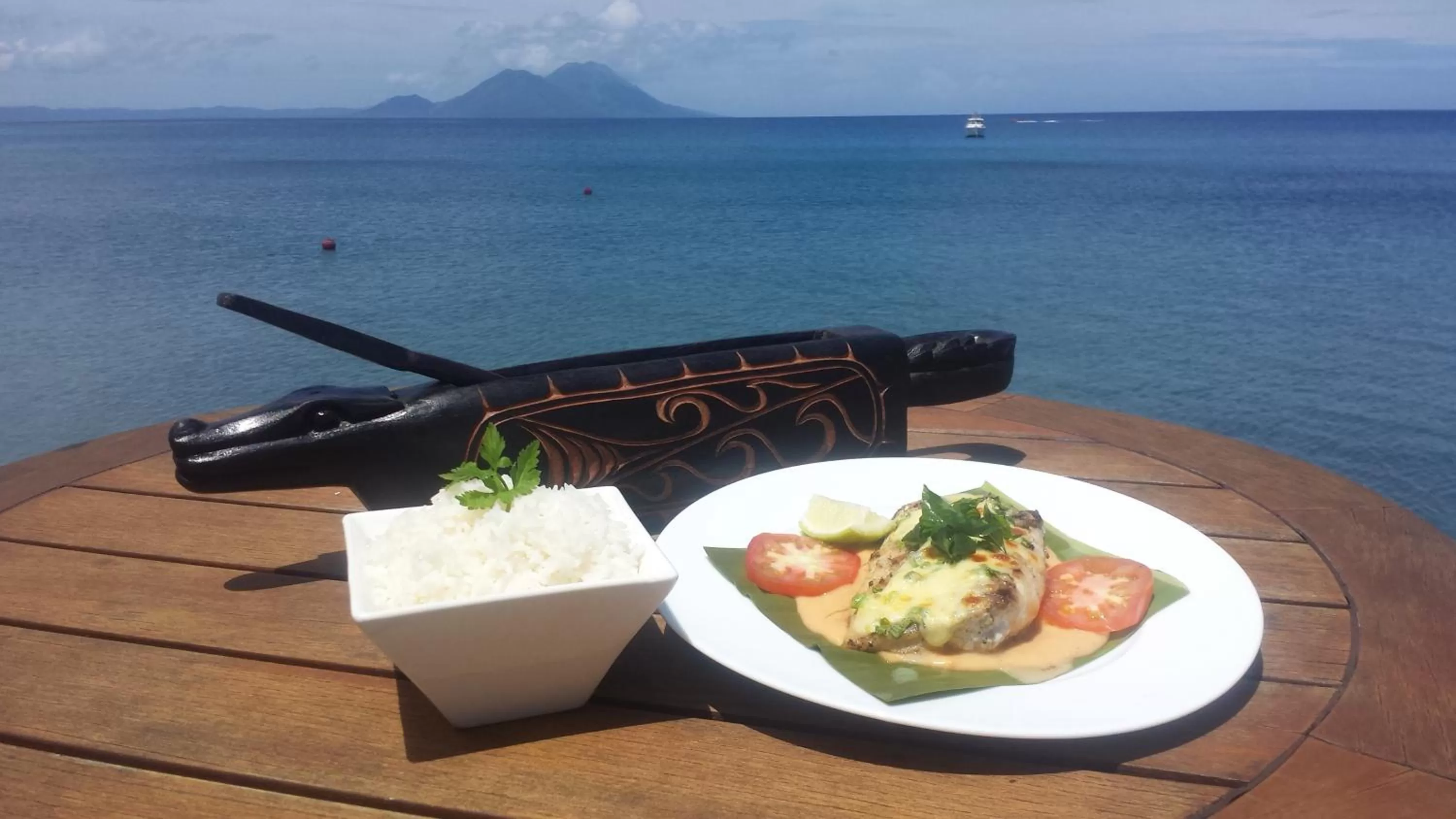 Food close-up in Rapopo Plantation Resort