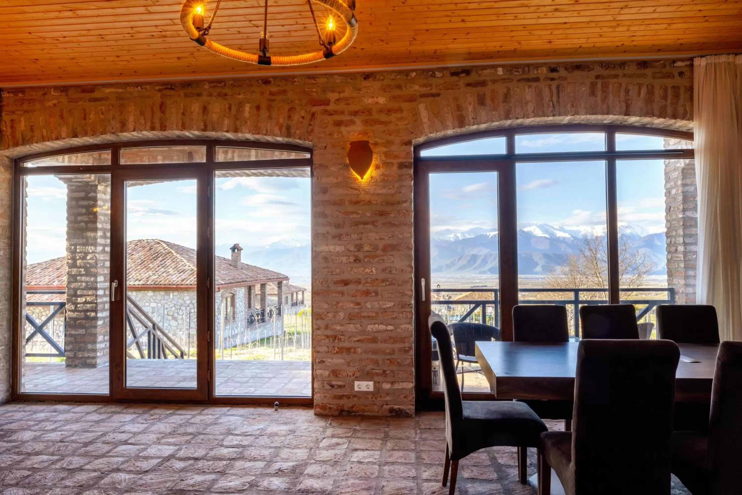 Patio in Schuchmann Wines Château,Villas & SPA