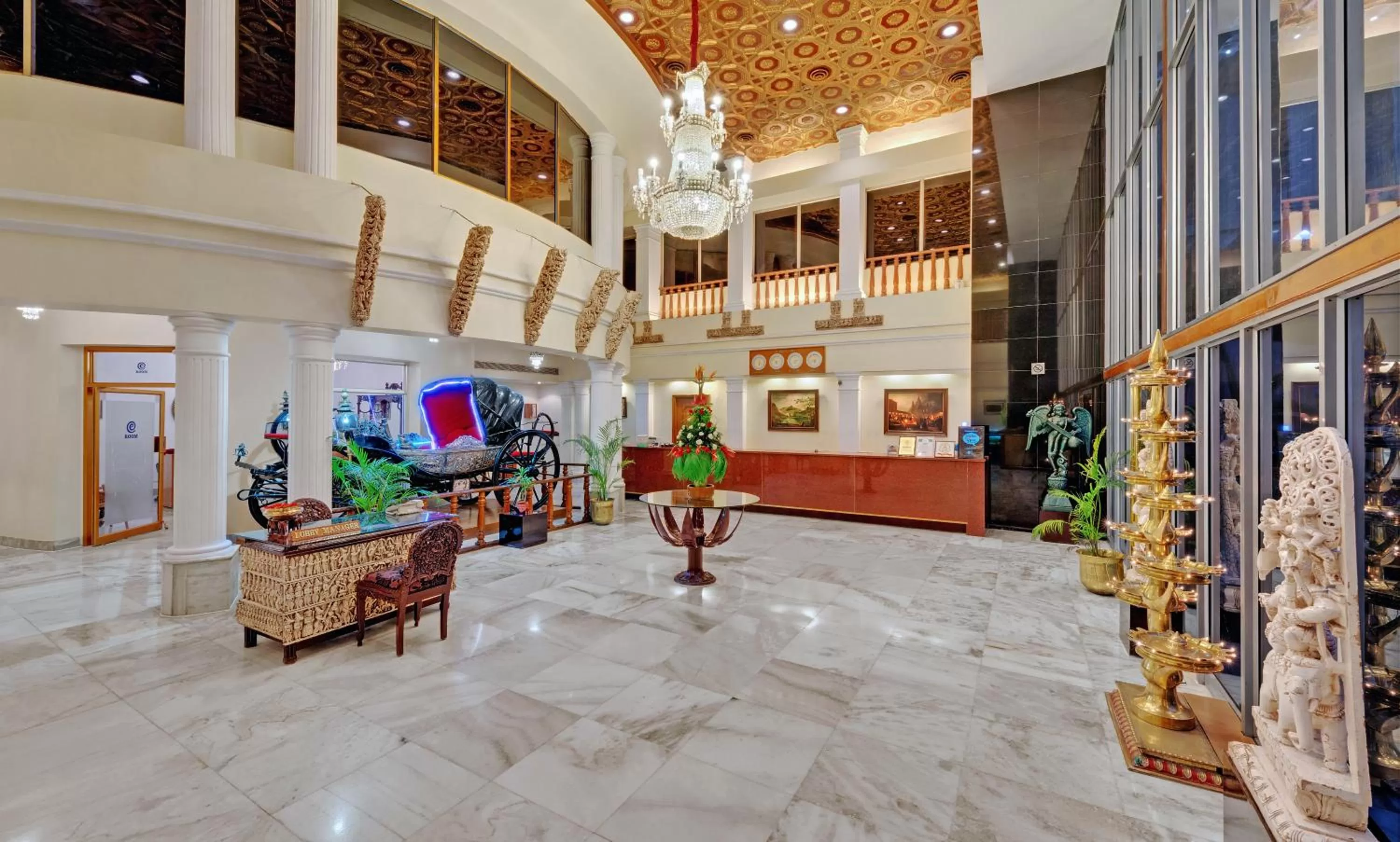 Lobby or reception in Ambassador Pallava