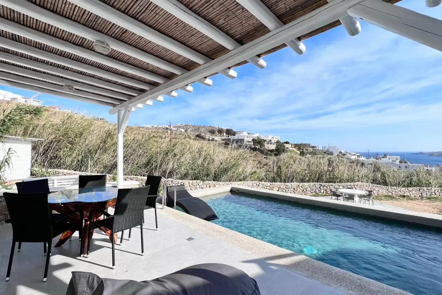 Patio in Amperian Mykonos Suites & Villas