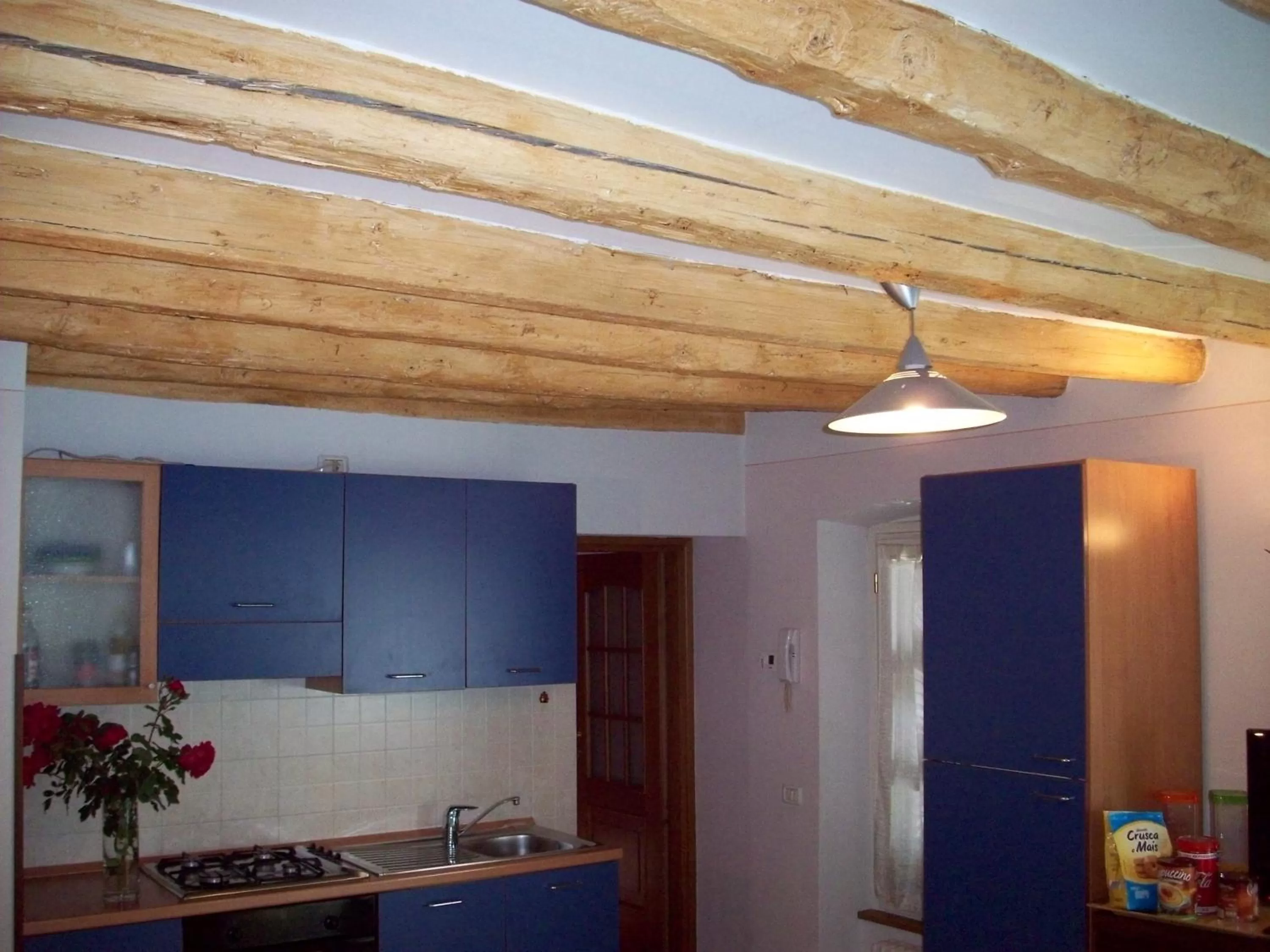 Kitchen or kitchenette in Zaffiro Blu Airport