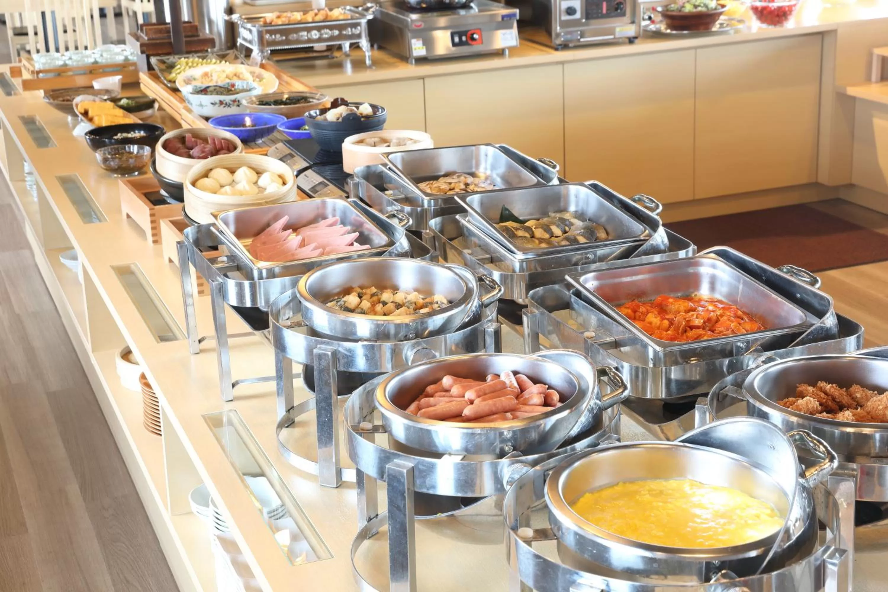 Buffet breakfast in Ark Hotel Kumamotojo Mae -ROUTE INN HOTELS-