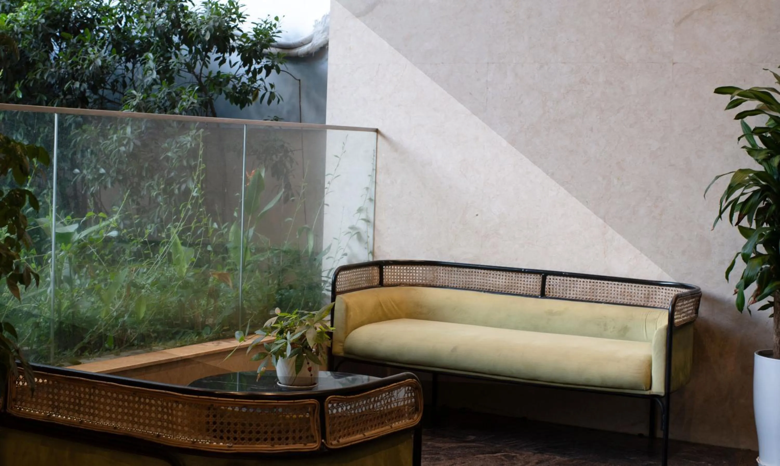 Seating area in LeMore Hotel Nha Trang