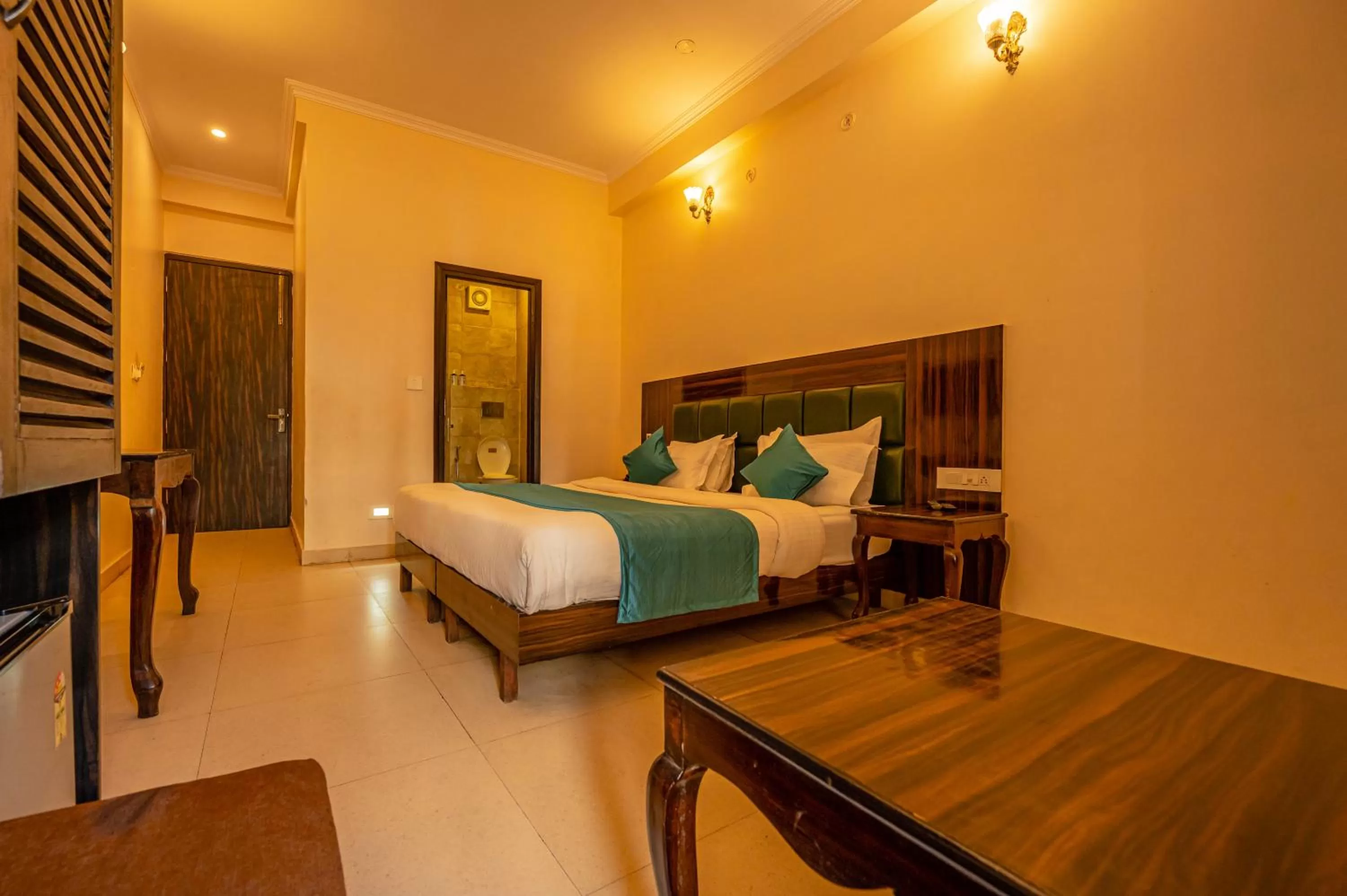 Photo of the whole room, Bed in Hotel Rishikesh Grand by Kool Stays