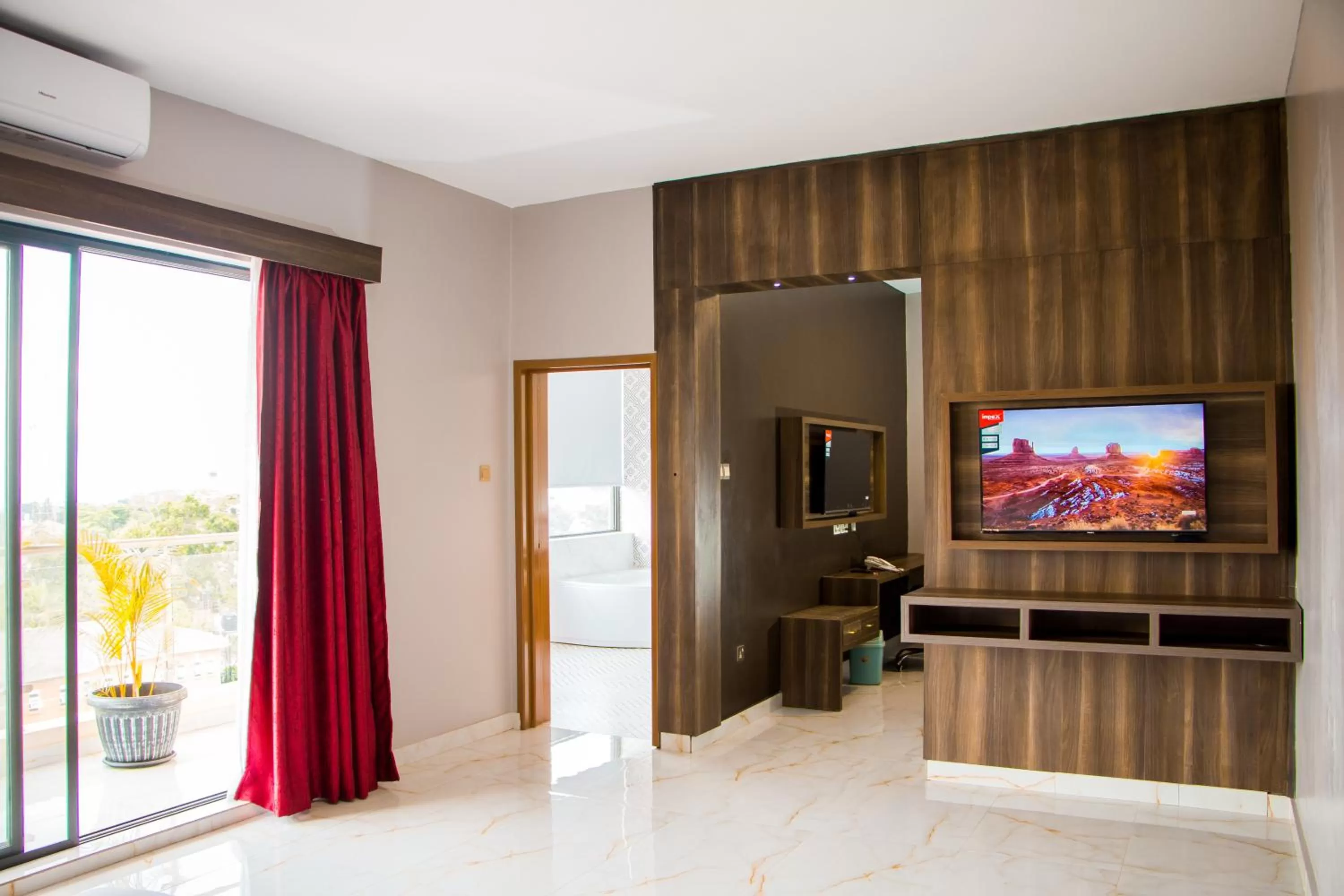 Living room in Hotel Horizon Entebbe