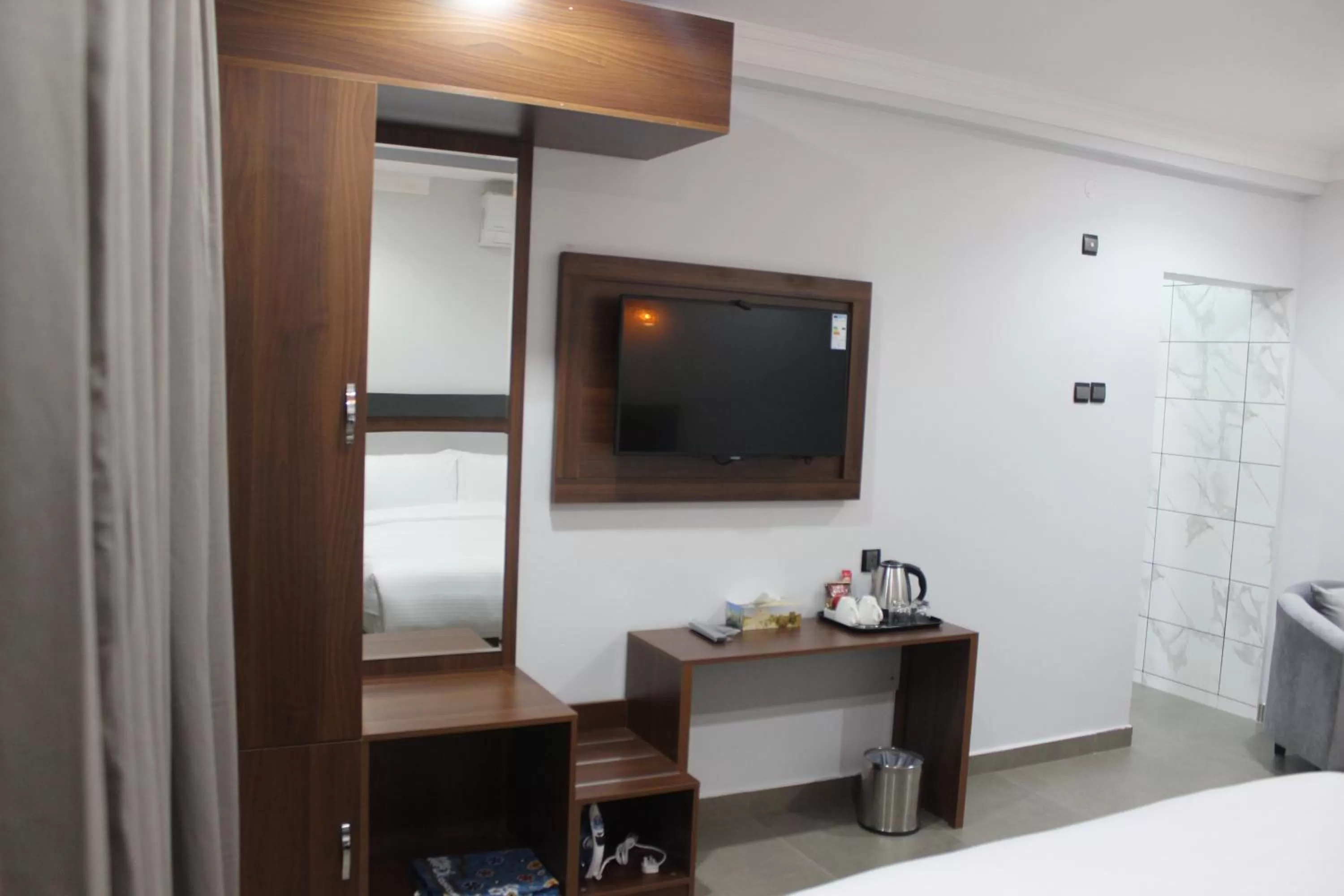 Bed in MY HOTEL Nizwa Residence Hotel Apartments نزوى ريزيدنس للشقق الفندقيه