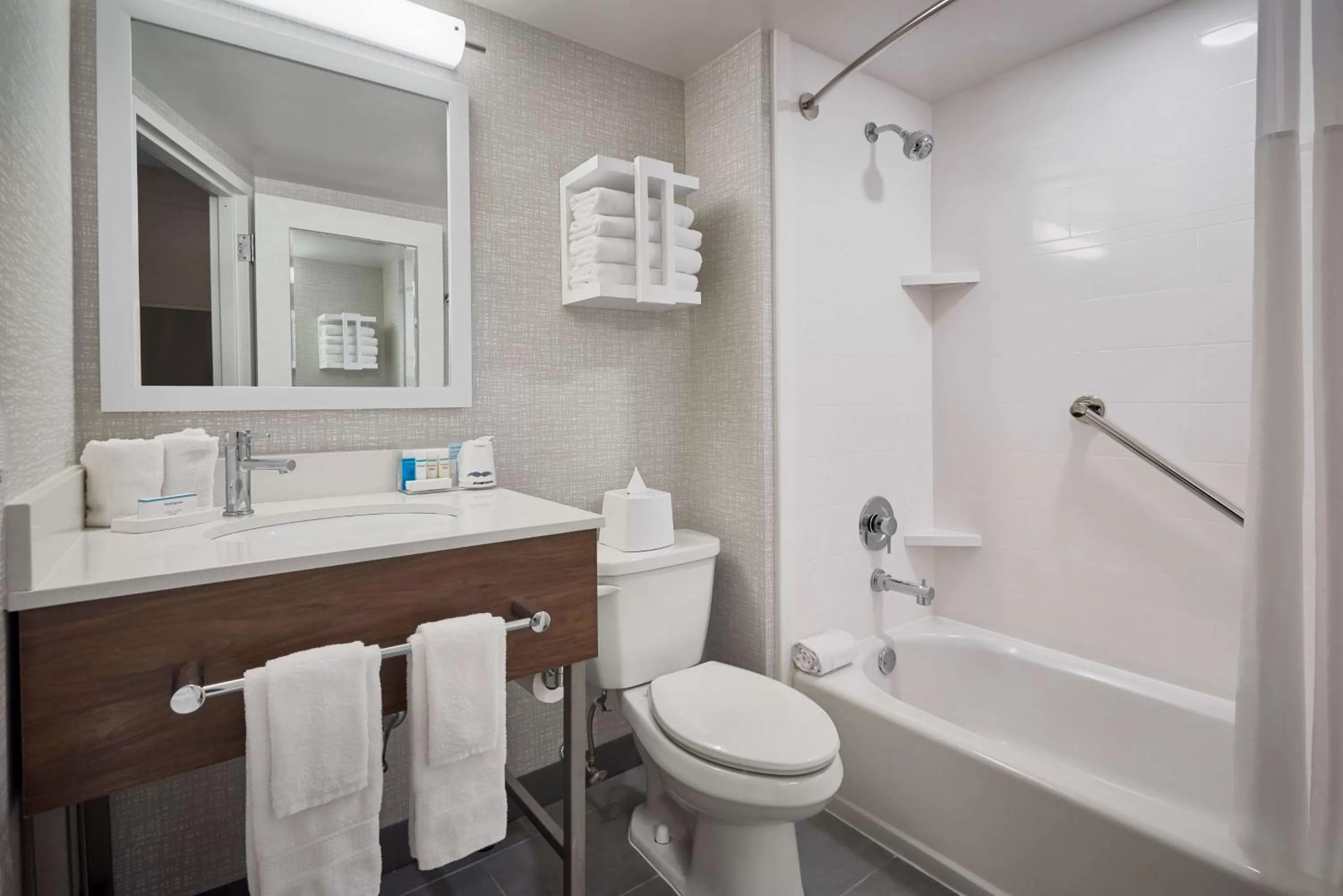 Bathroom in Hampton Inn by Hilton Harrisburg West