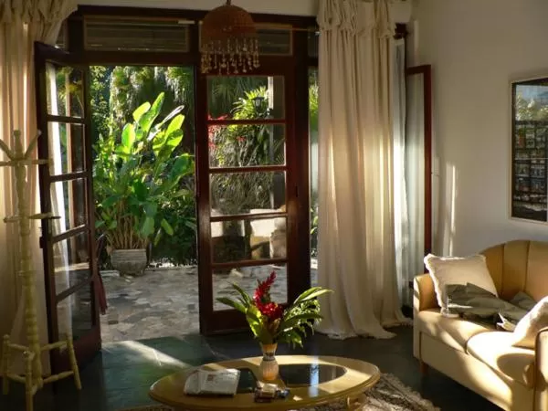 Seating area in Hotel Eco Sítio Nosso Paraíso