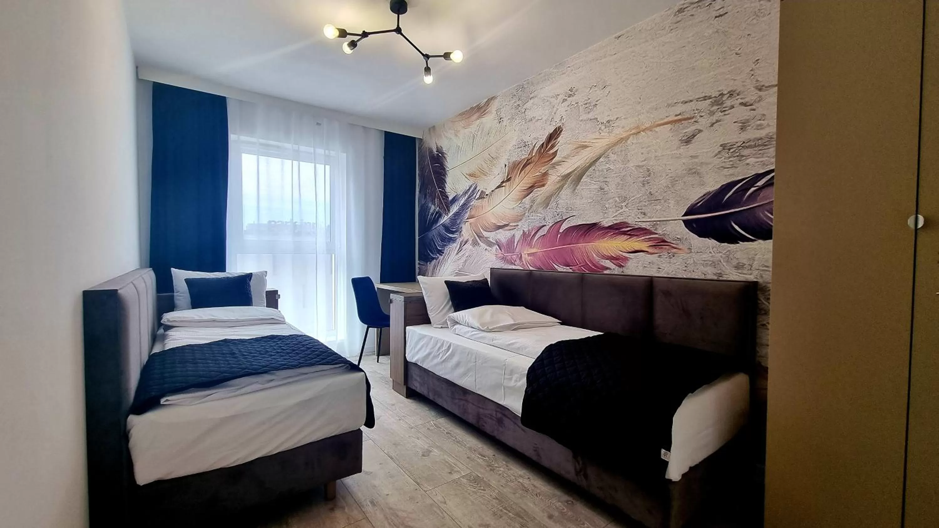 Bed in NOOK NOOK Apartments Bytkowska 103