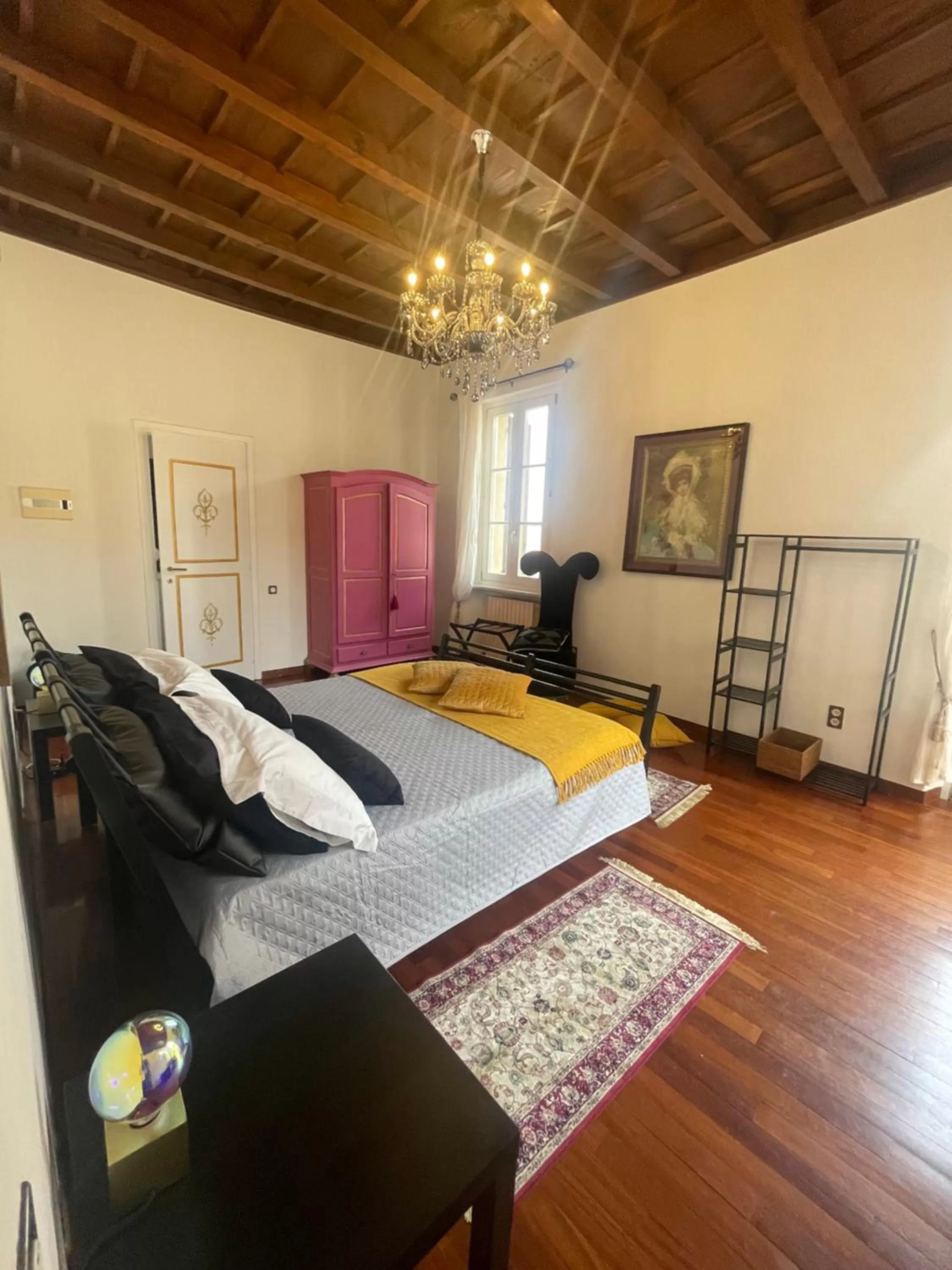 Bed in Villa Ghiringhelli