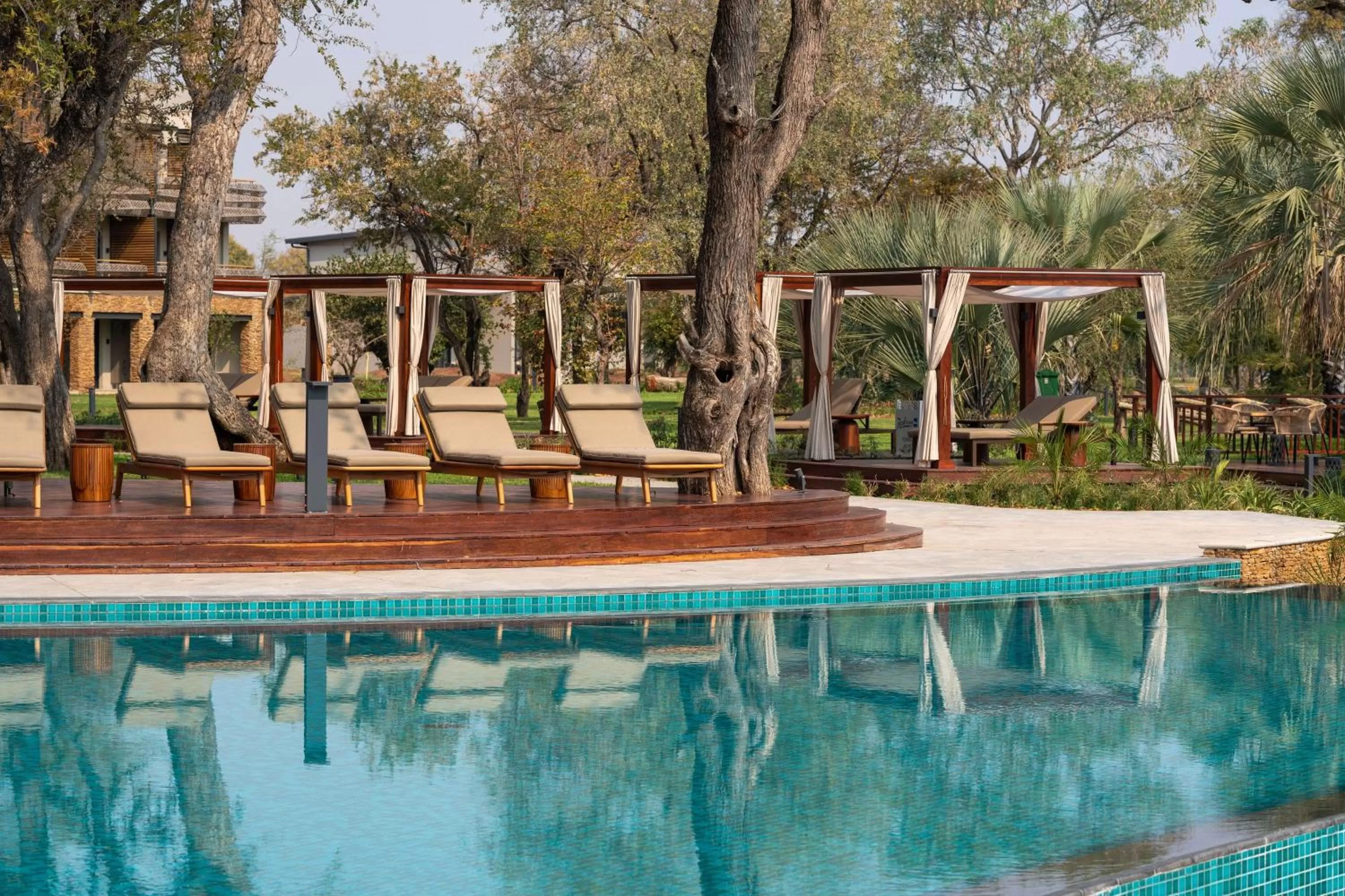 Pool view in Radisson Blu Mosi-oa-Tunya Livingstone Resort