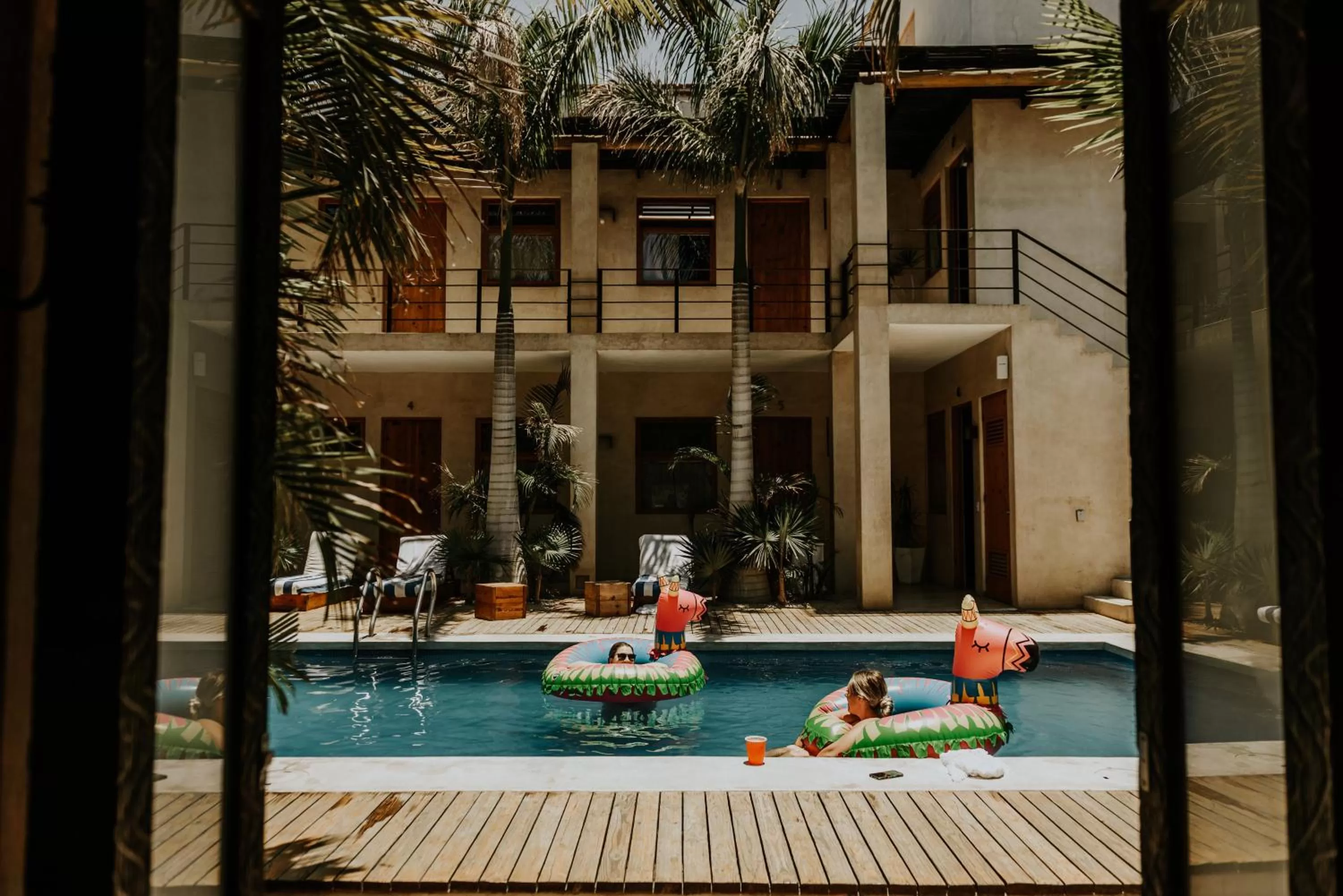 Swimming pool in Hotel Casa Tota
