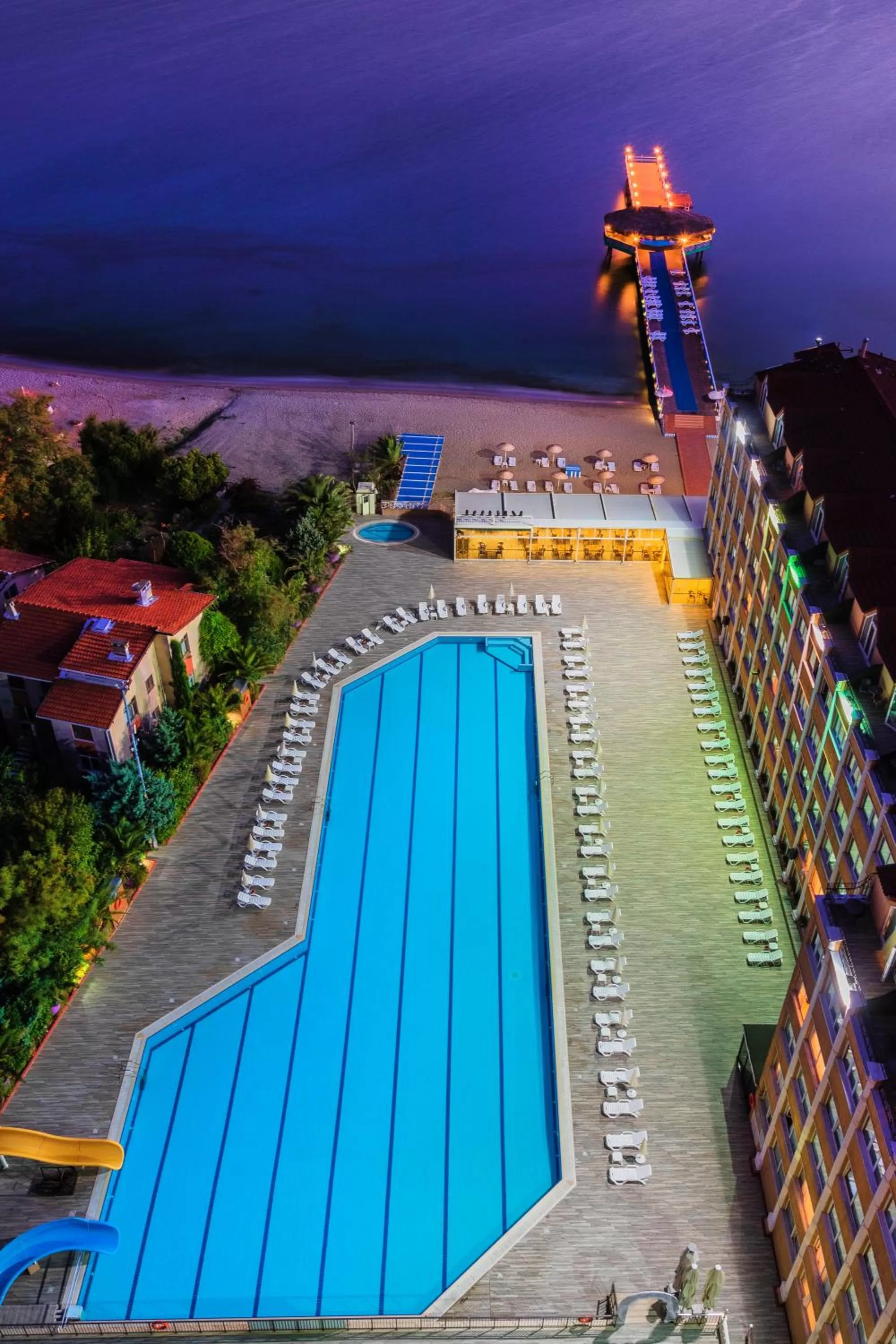 Pool view in Kumburgaz Marin Princess Hotel