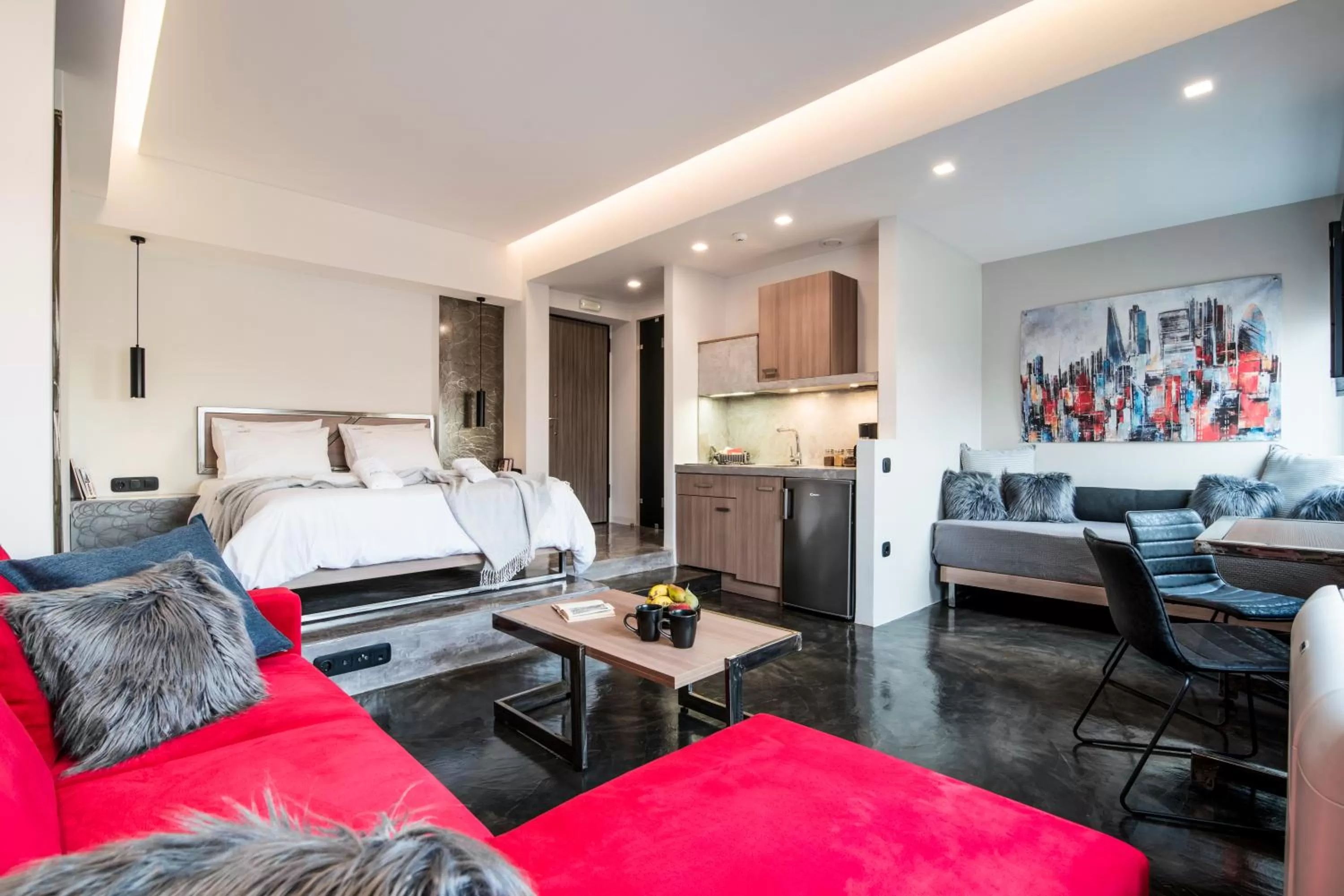 Bedroom in AthinA STREETAPARTMENTS