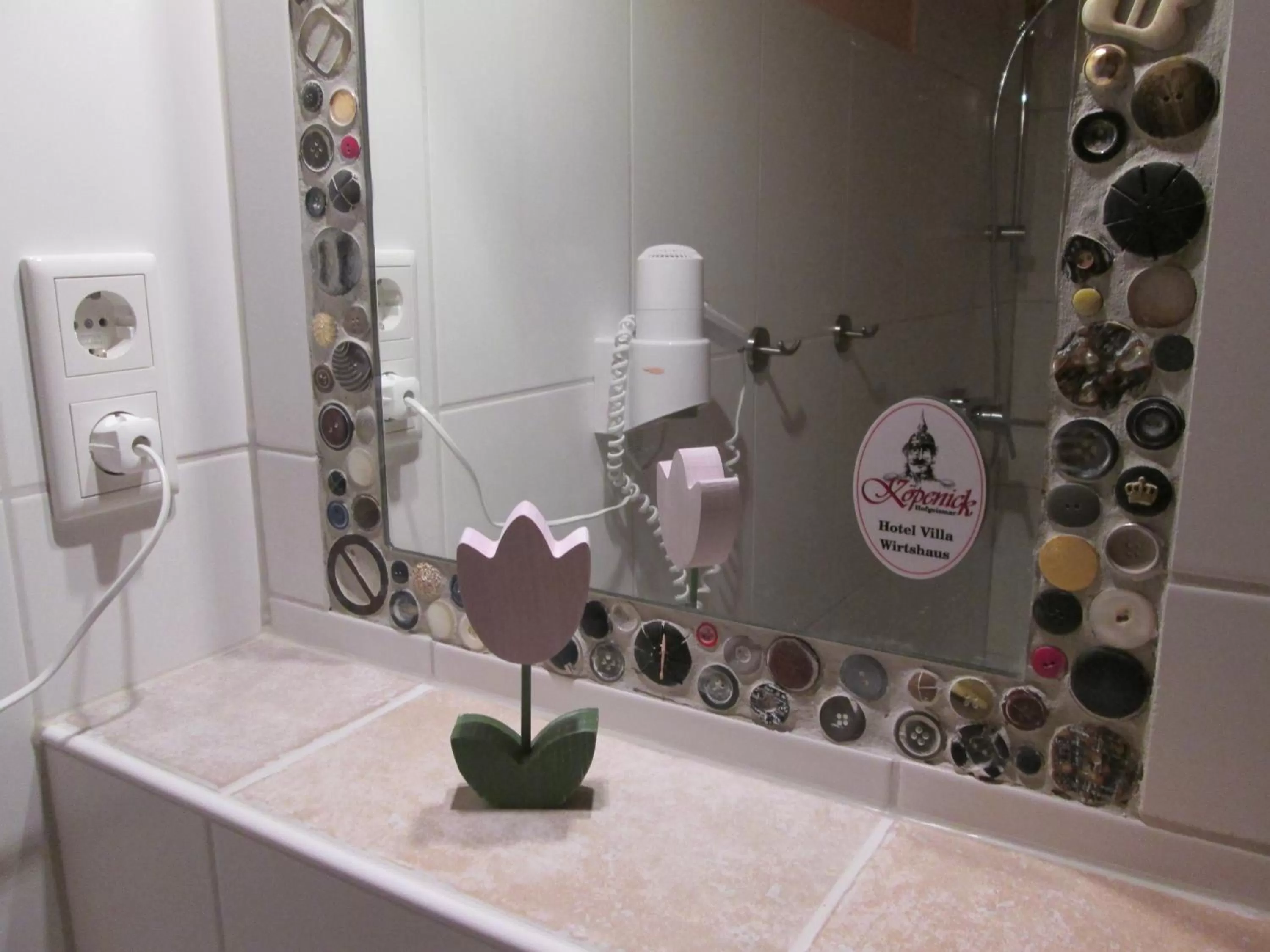 Bathroom in Hotel Villa Wirtshaus Köpenick