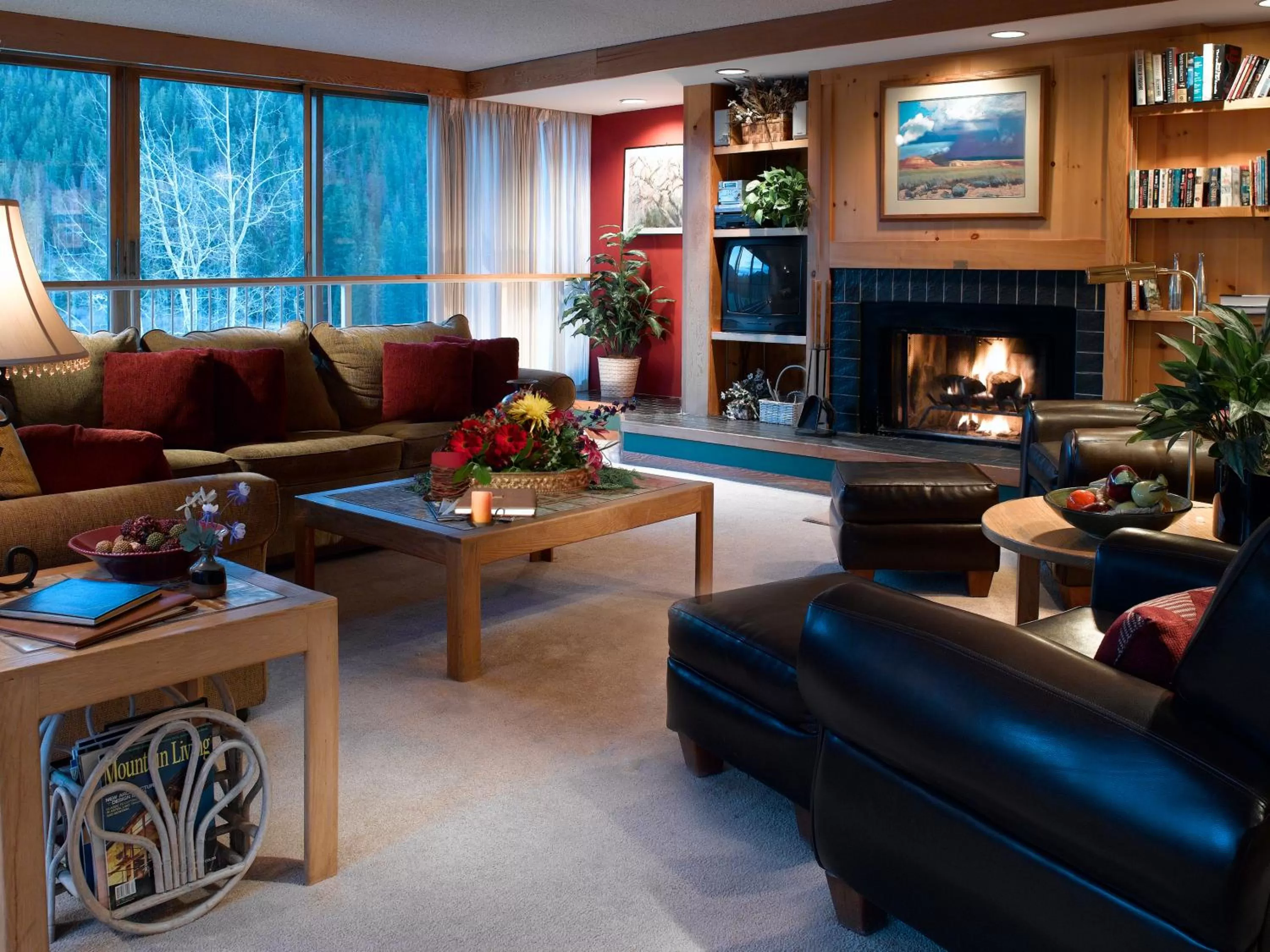 Living room in Lakeside Village by Vail Resorts