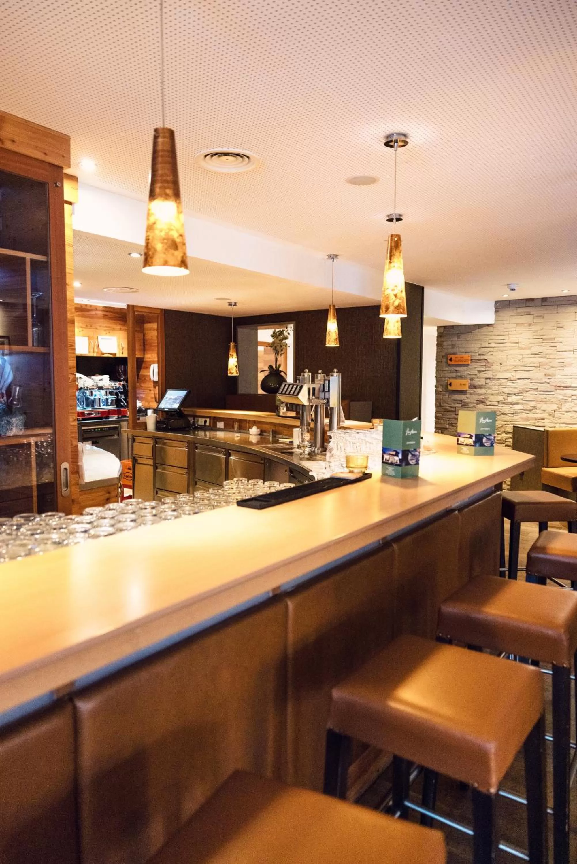 Lounge or bar in Hotel Bon Alpina