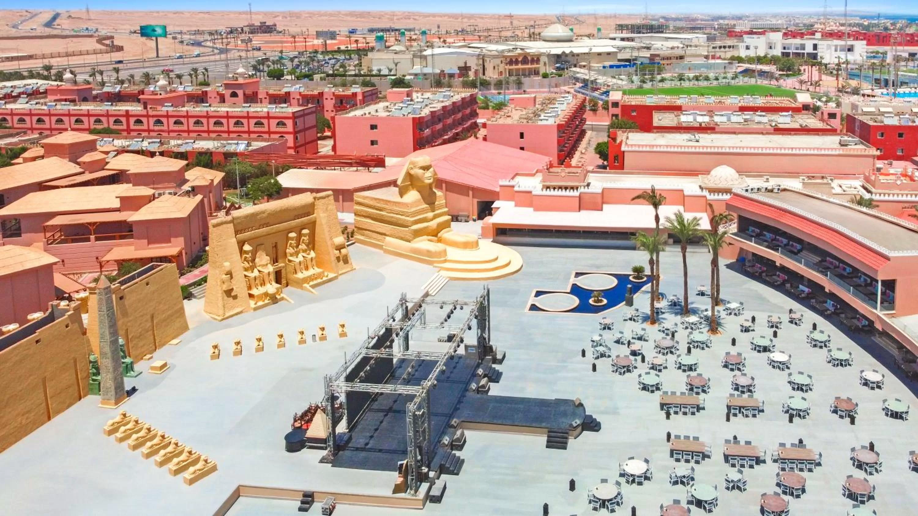 Bird's eye view in Pickalbatros Alf Leila Wa Leila Resort - Neverland Hurghada