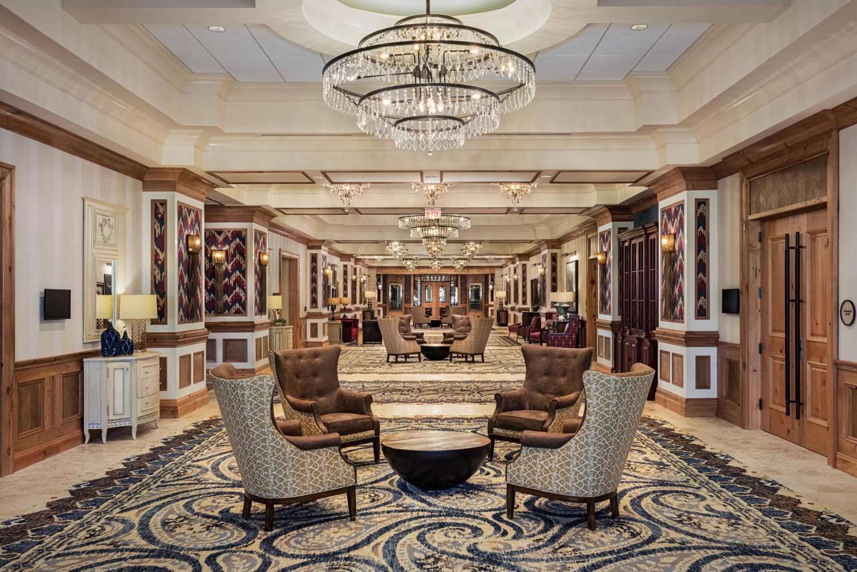 Lobby or reception in The Brownwood Hotel & Spa