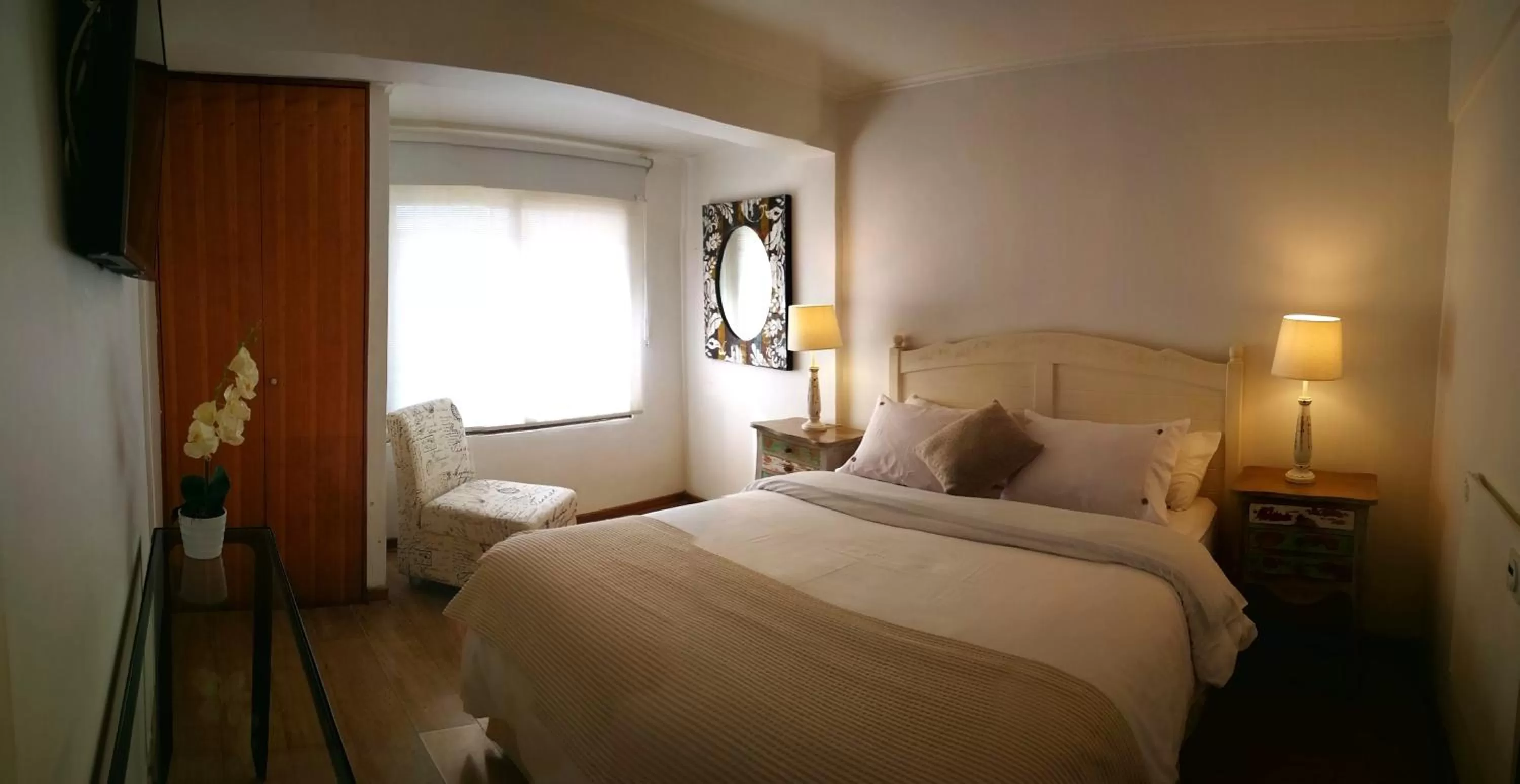 Bed in Hotel La Fuente