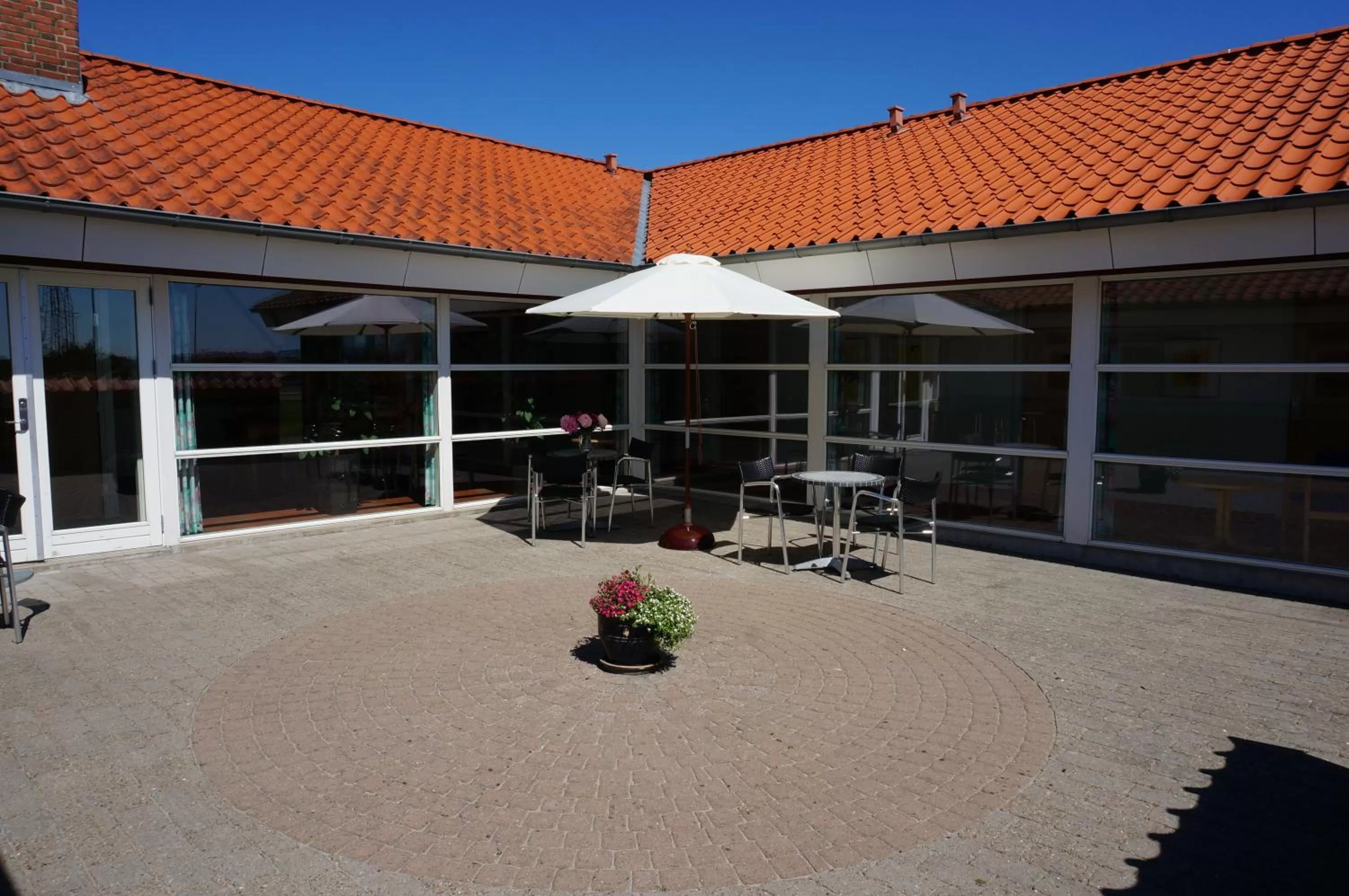 Patio in Motel Spar 10