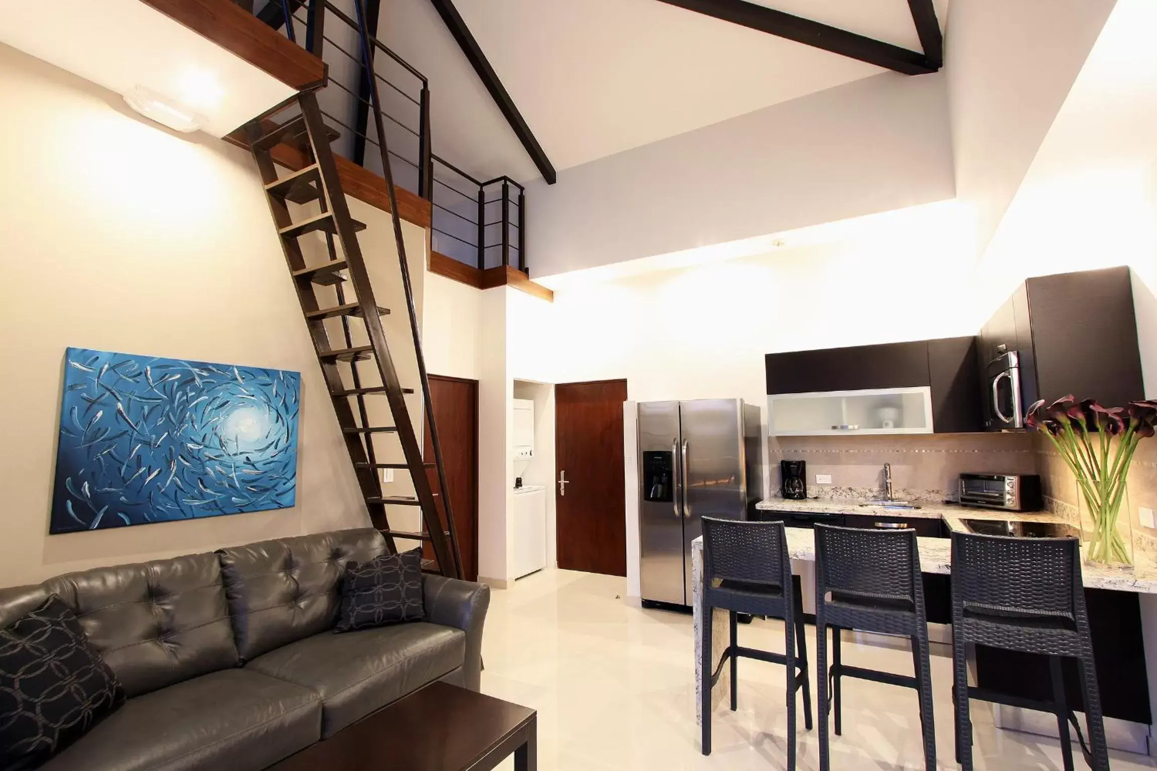 1 Bedroom DUPLEX LOFT With Kitchen, Living room, Loft, 3 balconies in Oceano Boutique Hotel & Gallery 1 Bedroom DUPLEX LOFT With Kitchen, Living room, Loft, 3 balconies in Oceano Boutique Hotel & Gallery