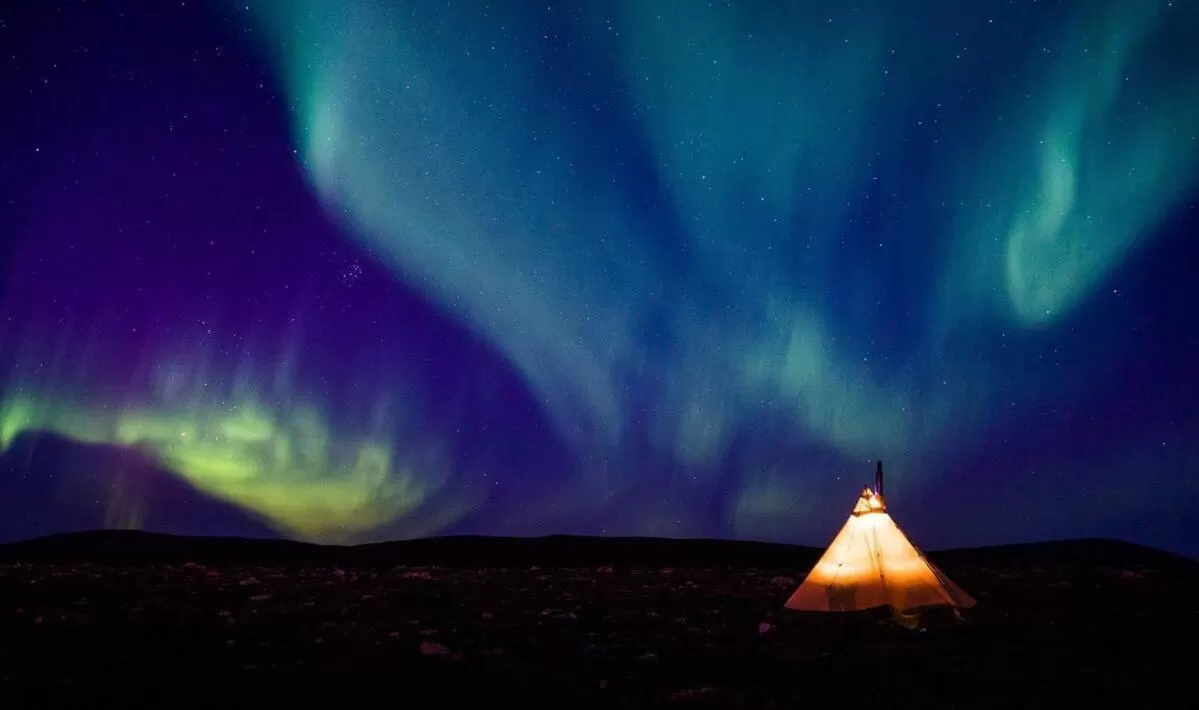 Natural landscape in Jakobselvkaia