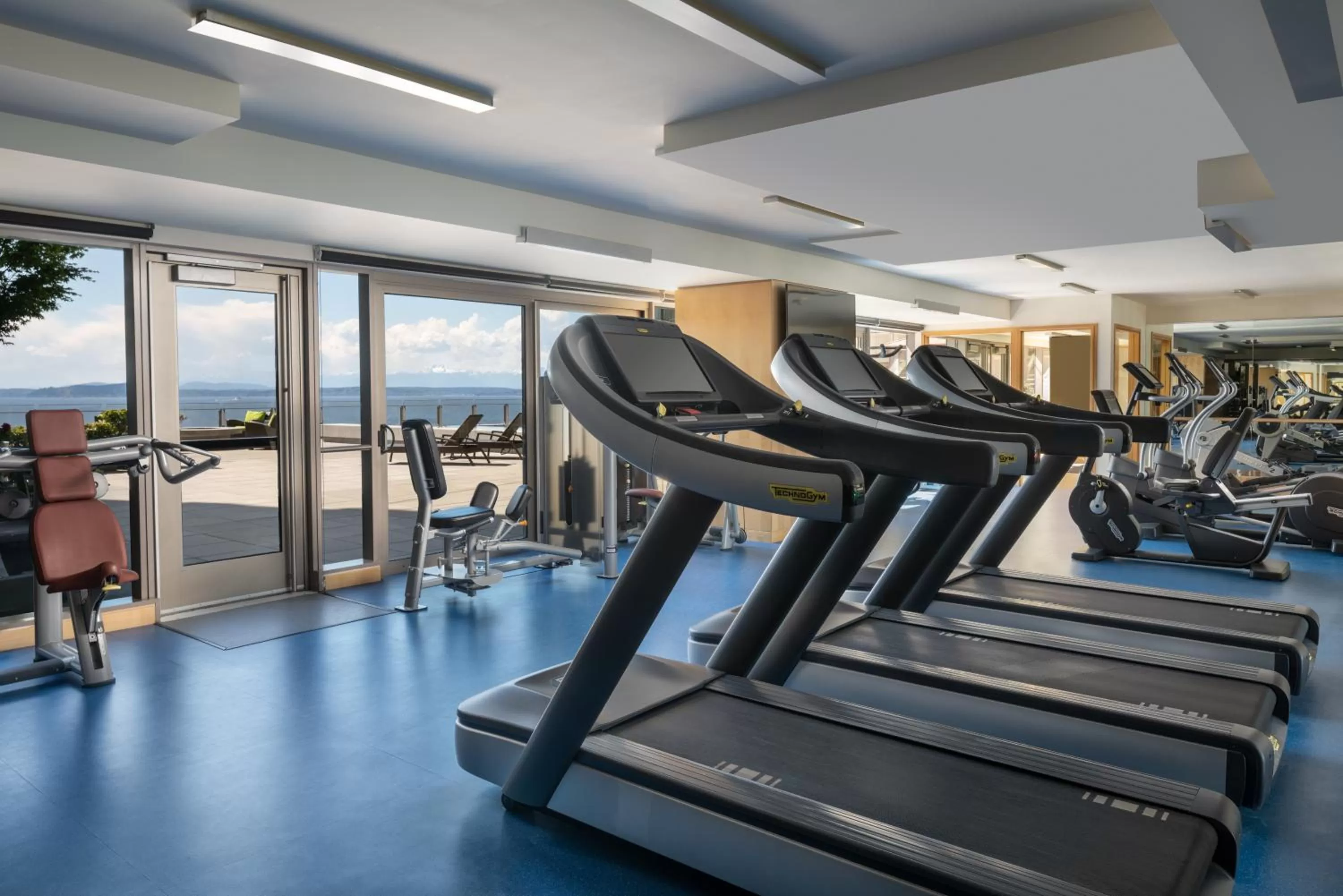 Fitness centre/facilities in Four Seasons Hotel Seattle