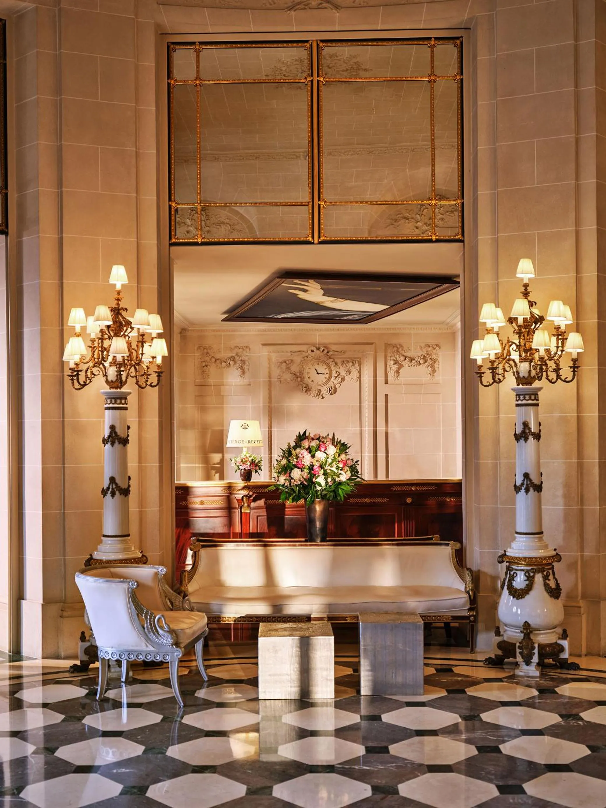 Lobby or reception in Le Meurice – Dorchester Collection